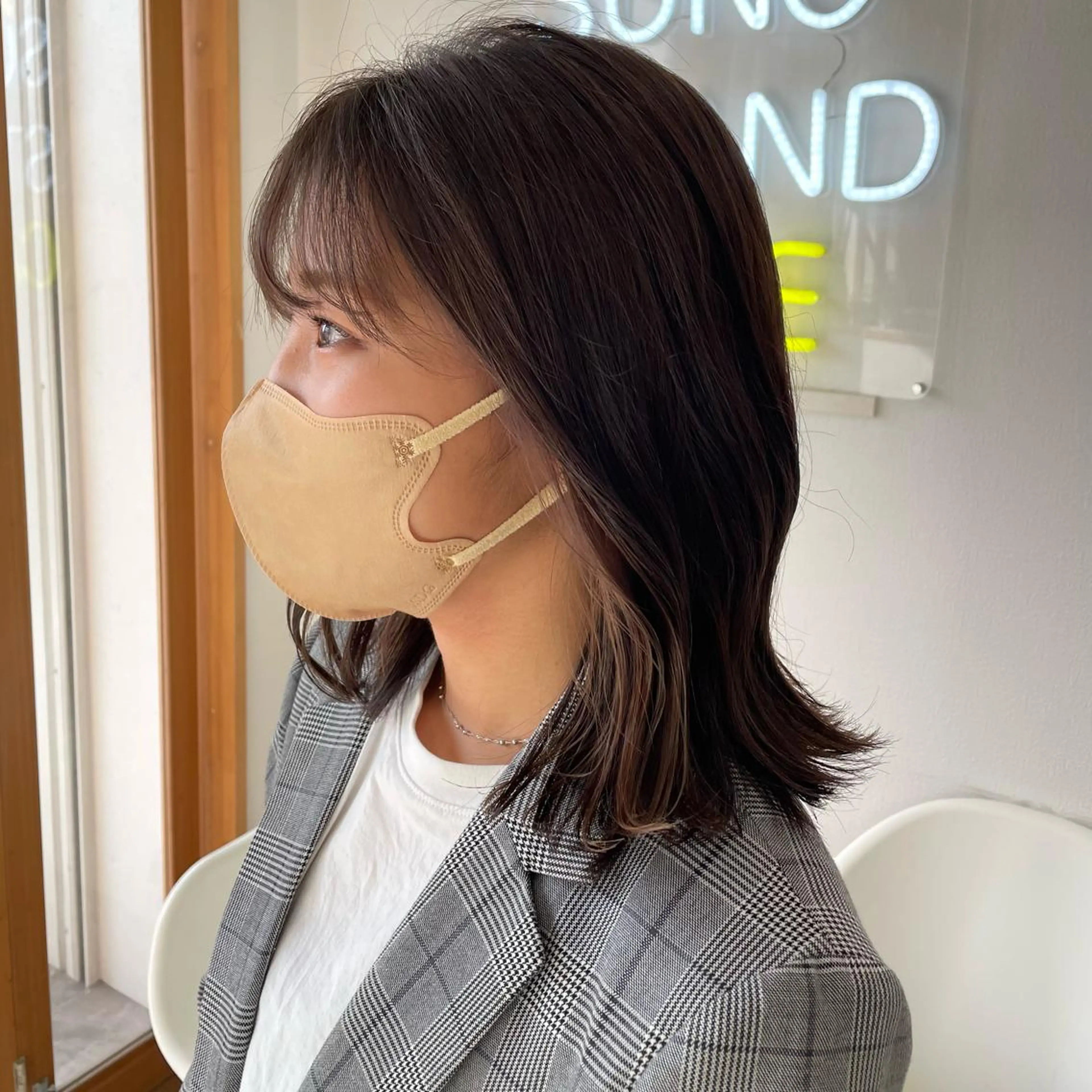 ミディアム SUNC/🤎 オオクマ　カナエ🤎のヘアスタイル