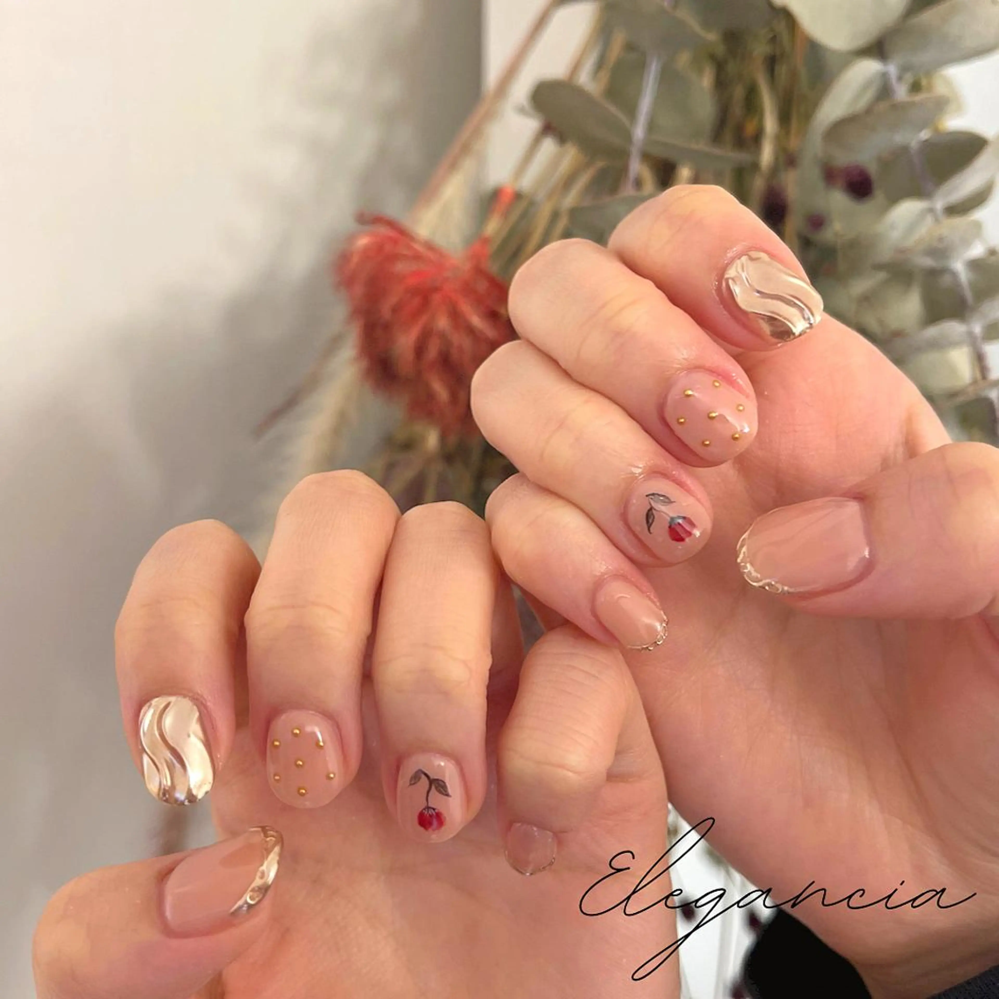 カラー ネイル ハンドネイル Elegancia. Hiromiのネイルデザイン