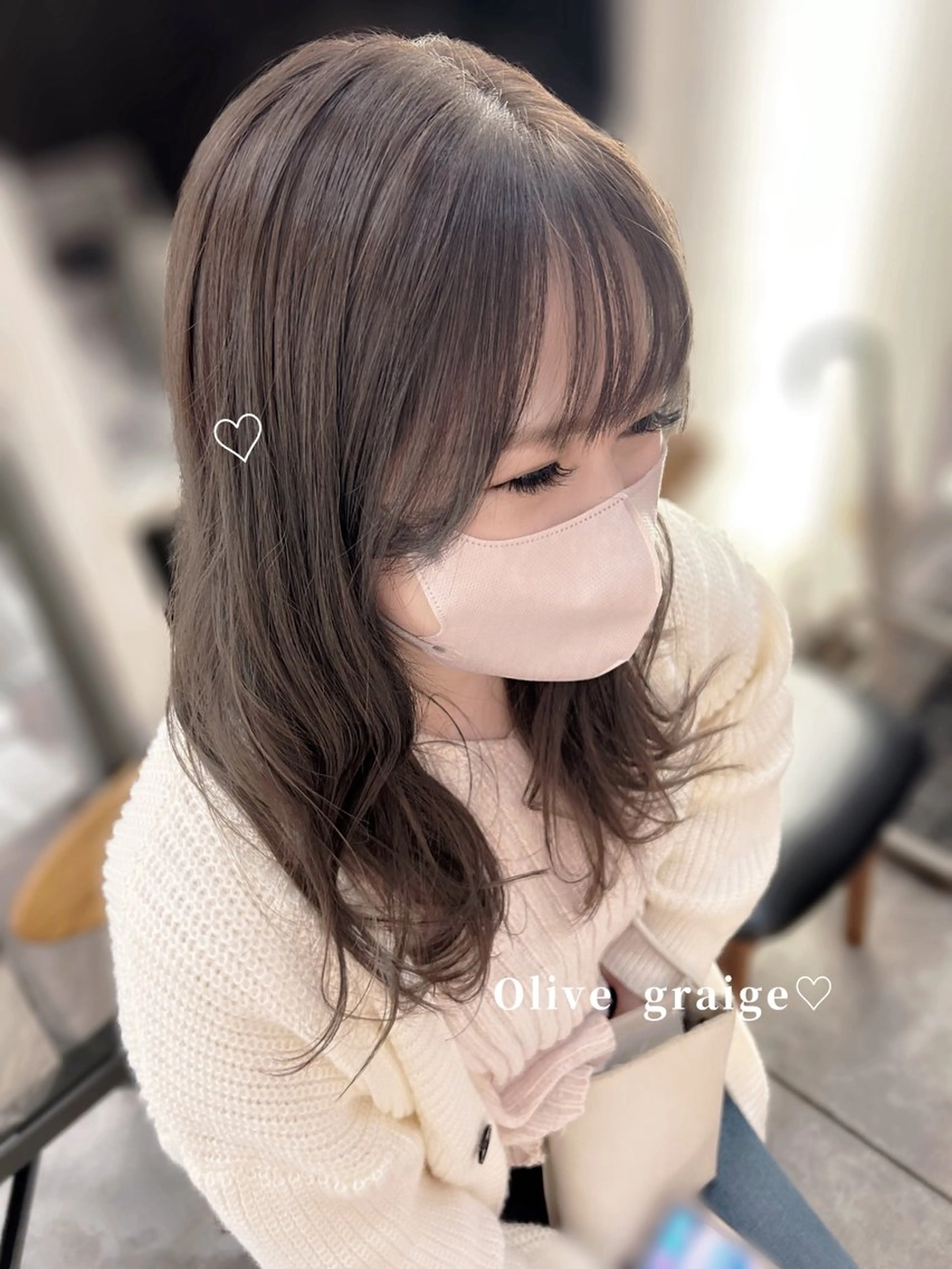 ロング カラー ロングレイヤー レイヤーカット ロング 🤍FLEAR 白濱 かえで🎀.⋆のヘアスタイル