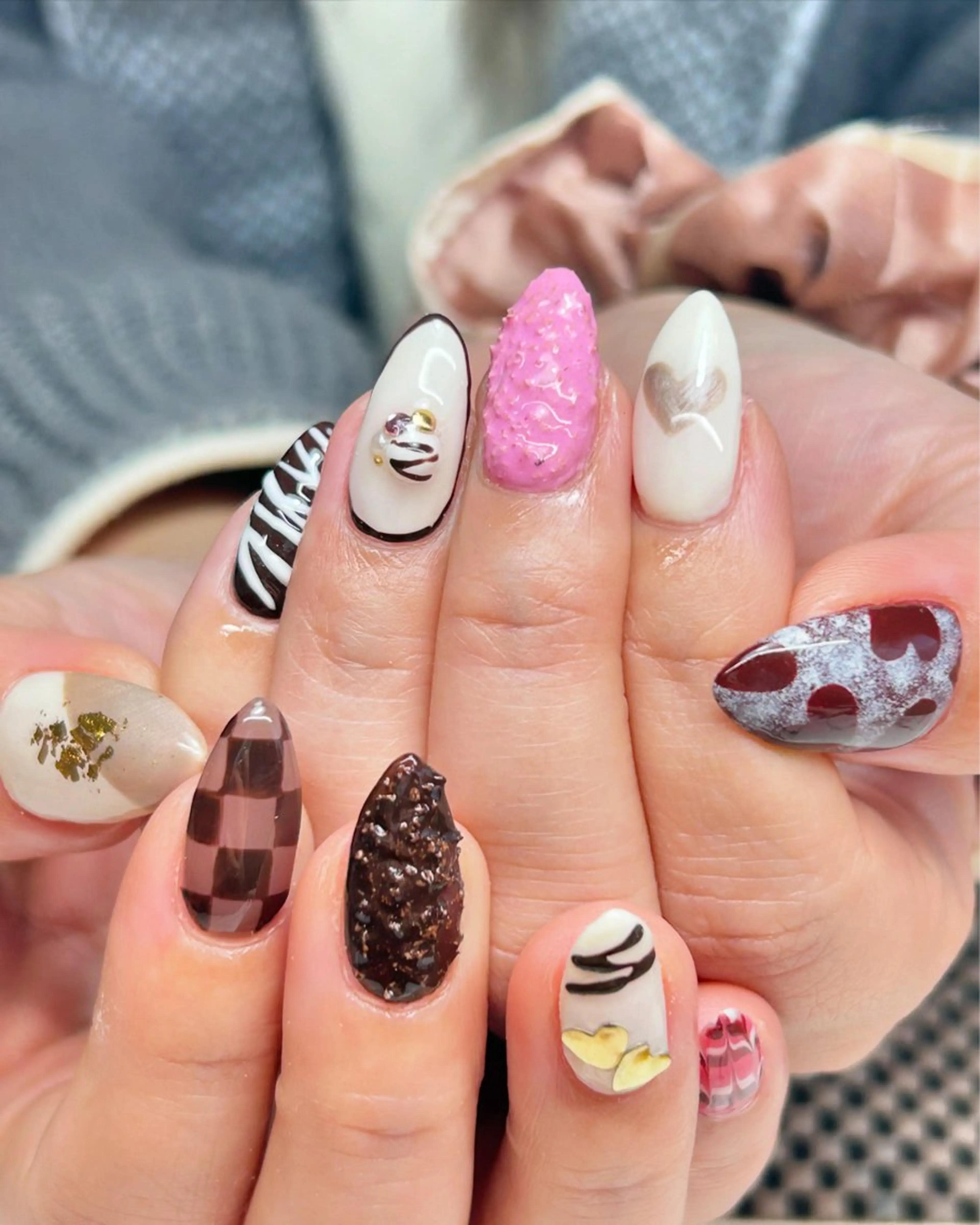 ネイル アートネイル ジェルネイル ロングネイル ニュアンスネイル ショートネイル プライベートサロン マニフィークのネイルデザイン