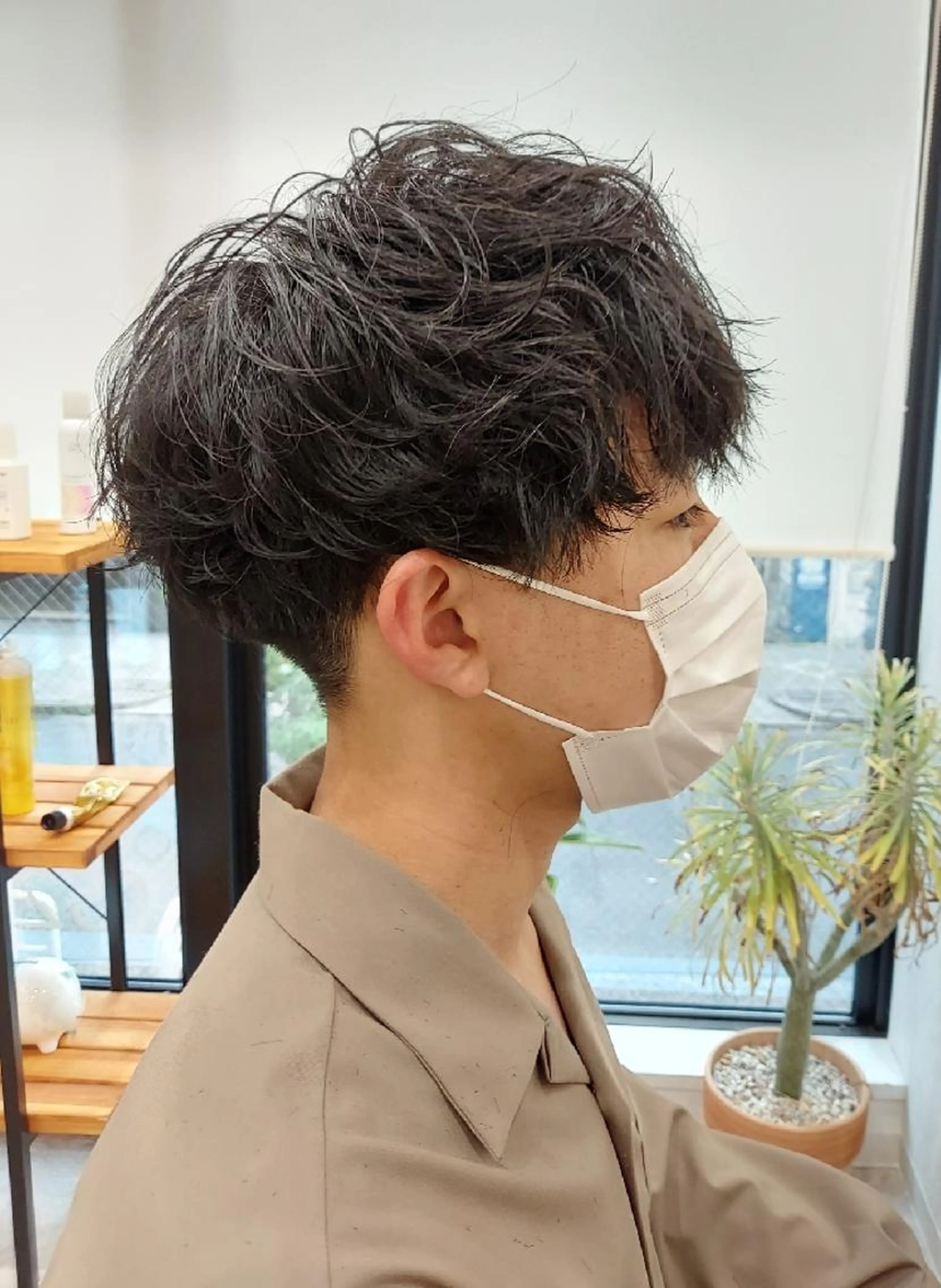 👨オススメ👨カット+パーマ(メンズのみ)モテたい、男らしく、雰囲気を変えたいの写真