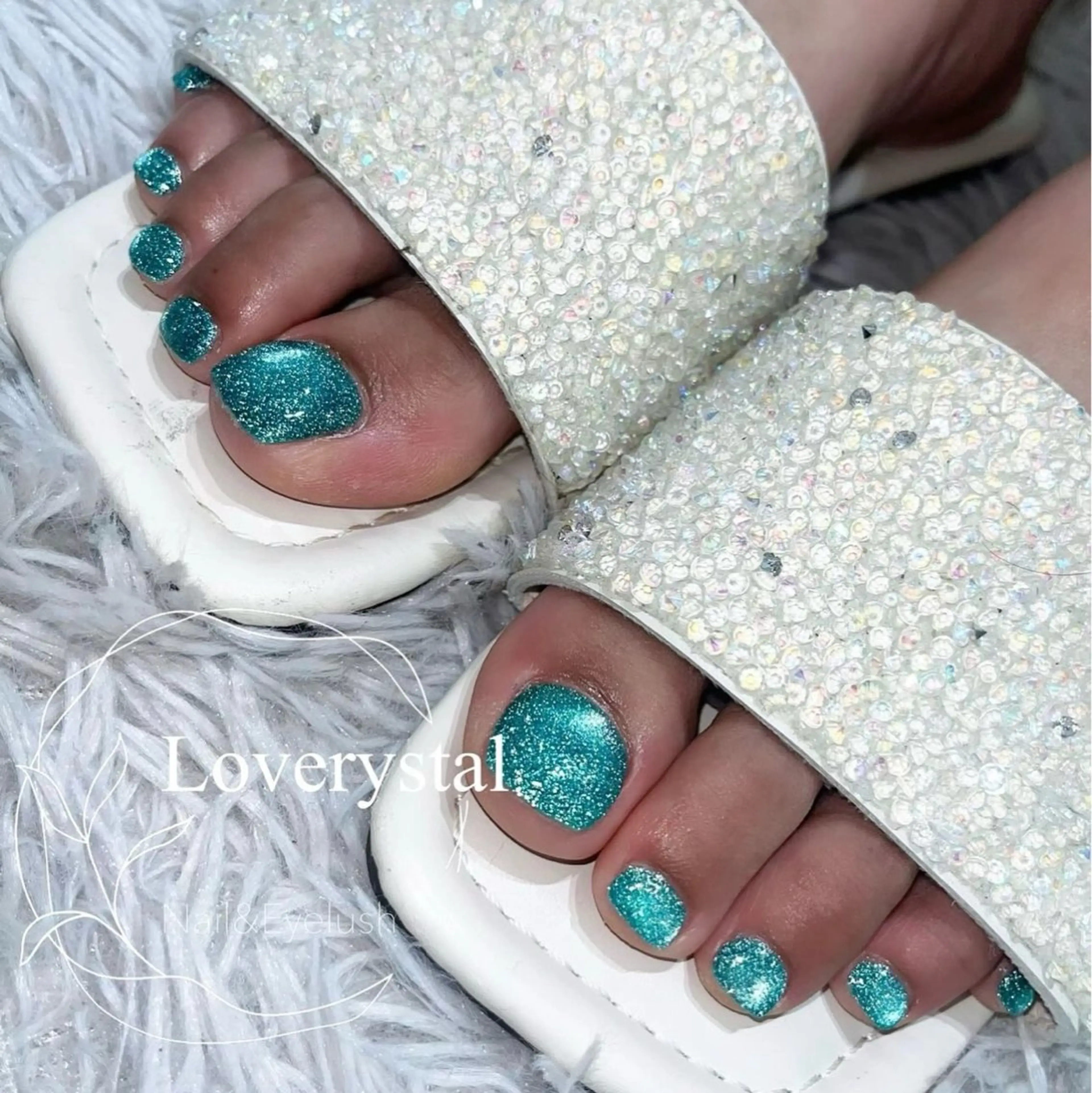 【Foot オフあり】マグネットネイル🍭癒しのフットバス付き🫧の写真