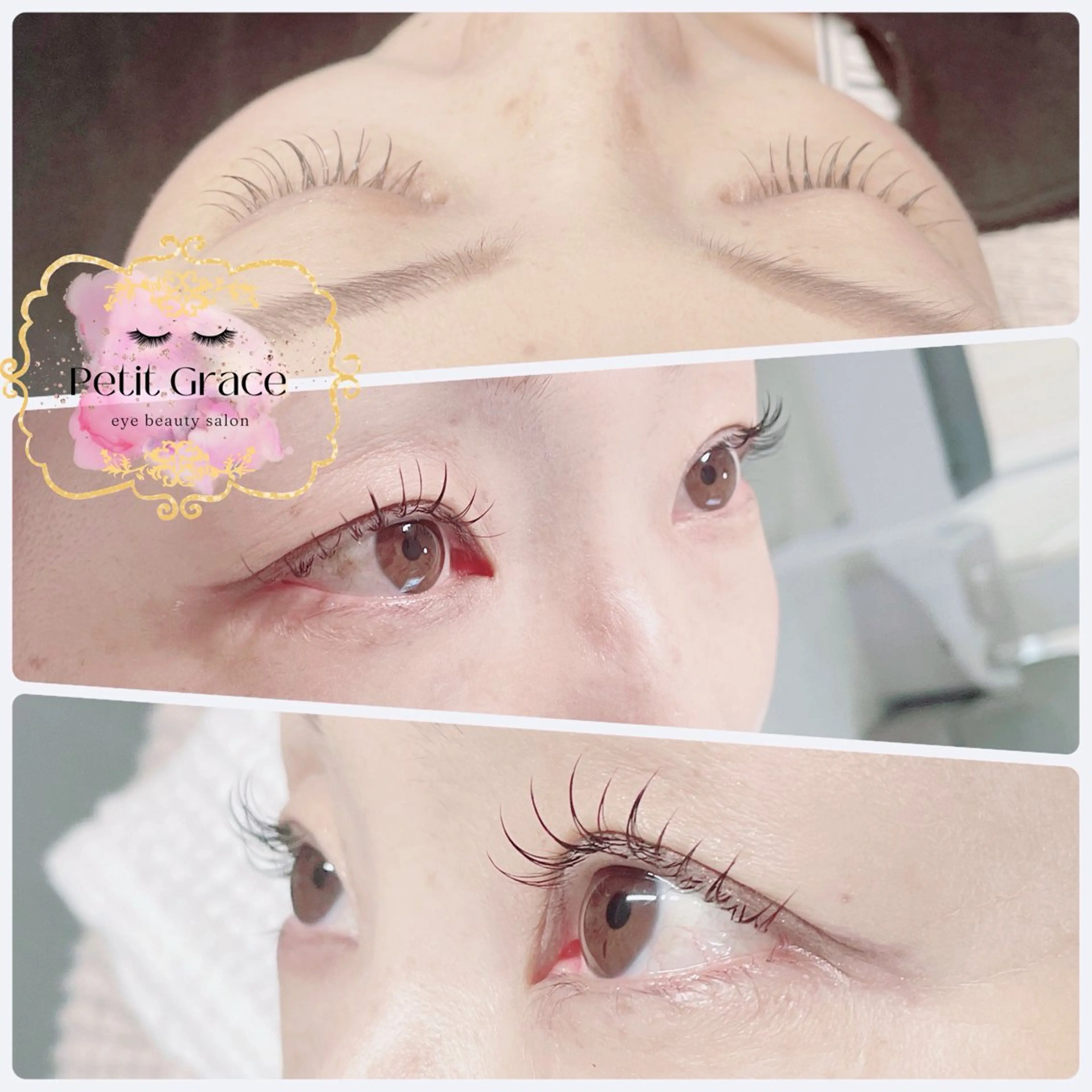 マツエク・マツパ フラットラッシュ Petit graceのマツエク・マツパデザイン