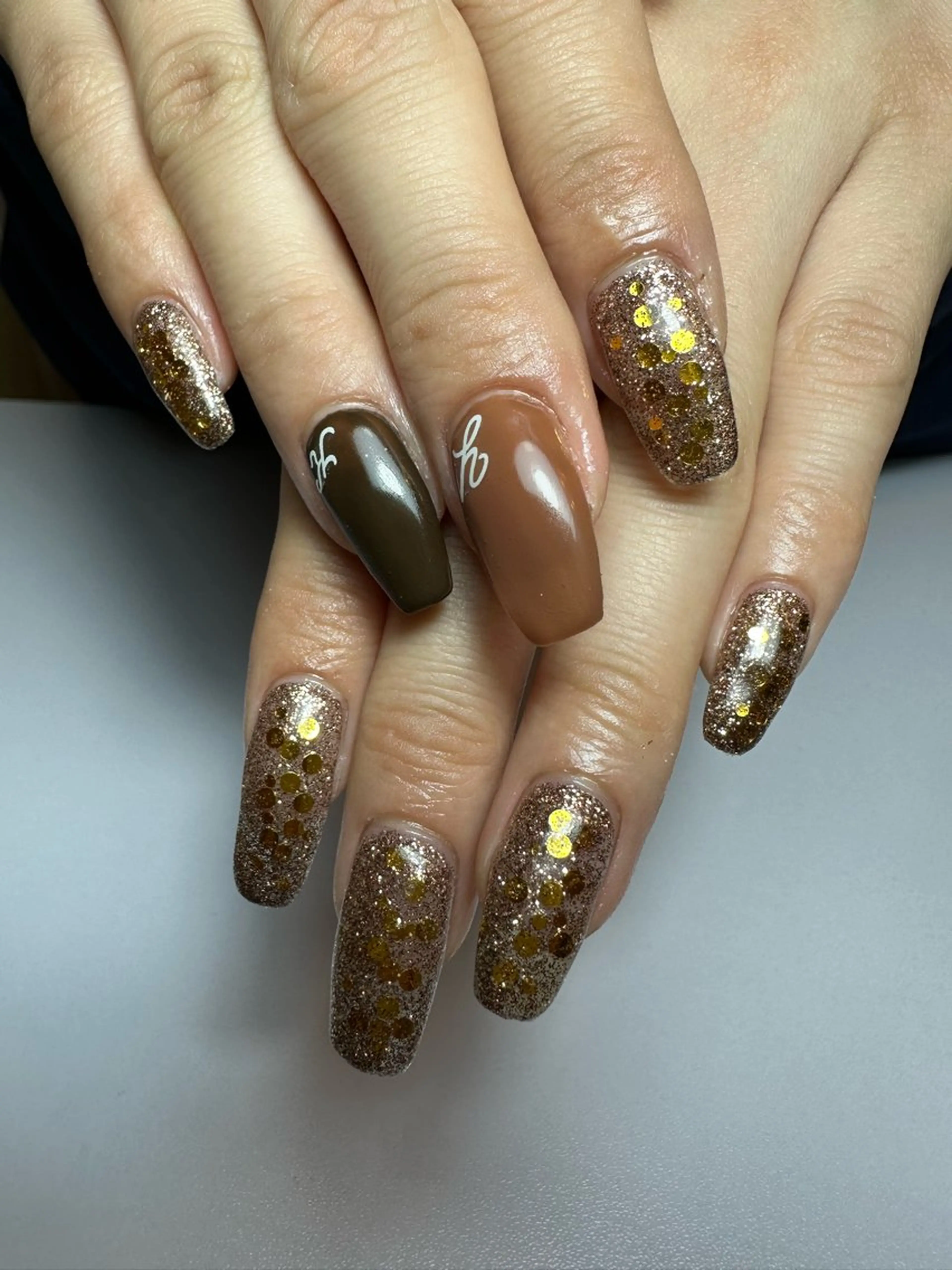 ロング shandy nailのネイルデザイン