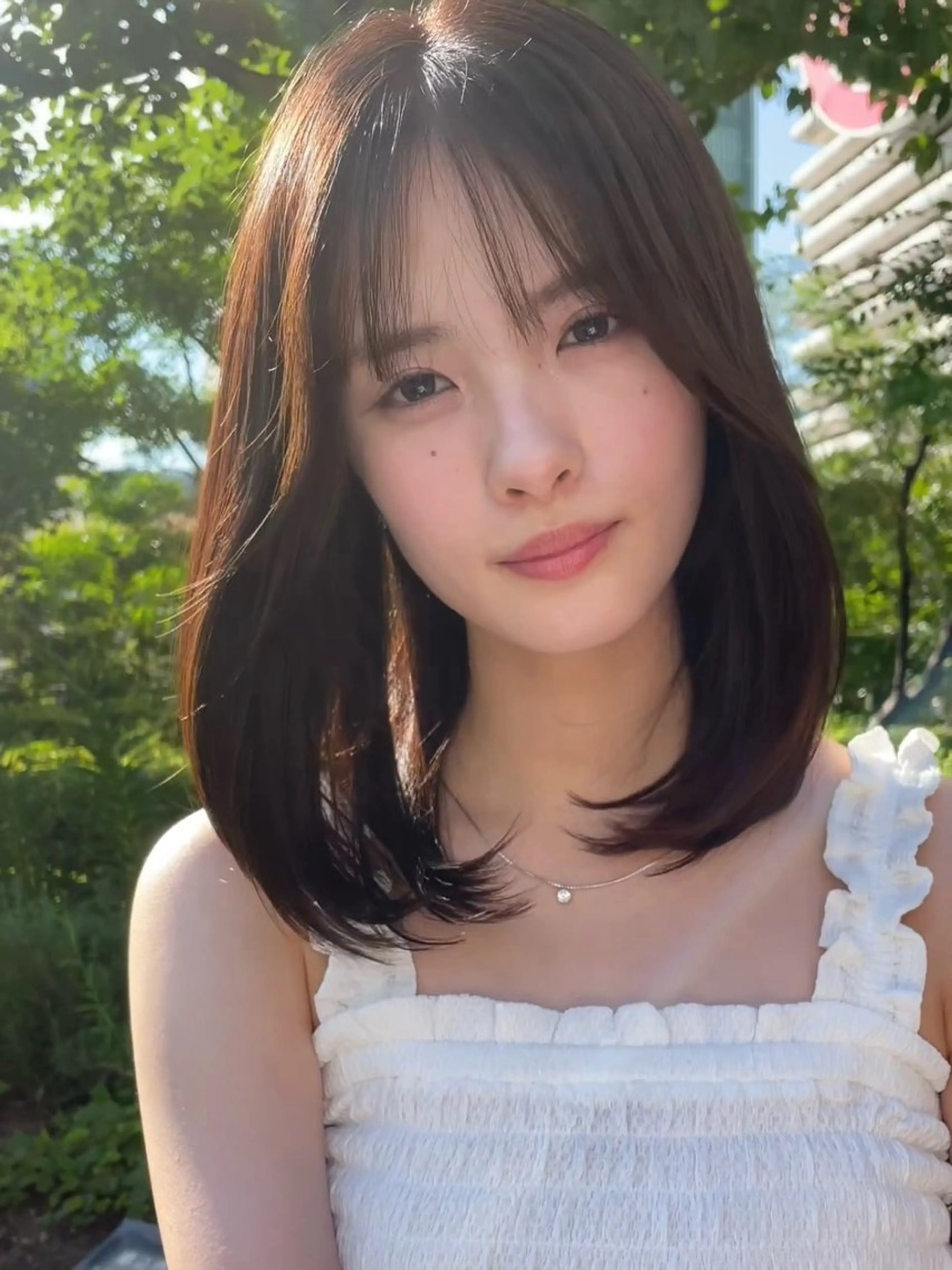 ミディアム 縮毛矯正 ✨髪質改善✨美髪 矯正🫧小泉のヘアスタイル