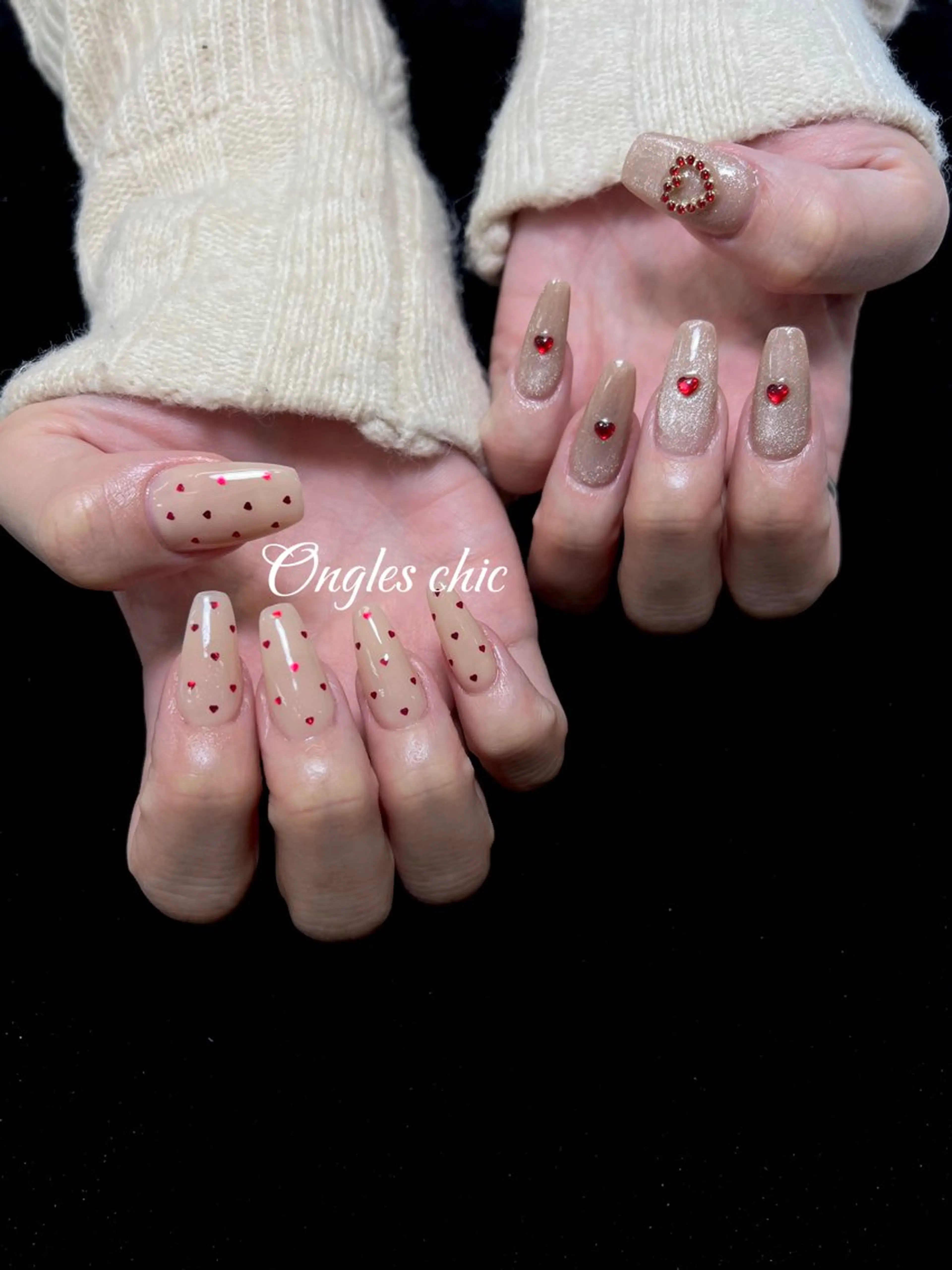 ネイル ハンドネイル ongles chicのネイルデザイン