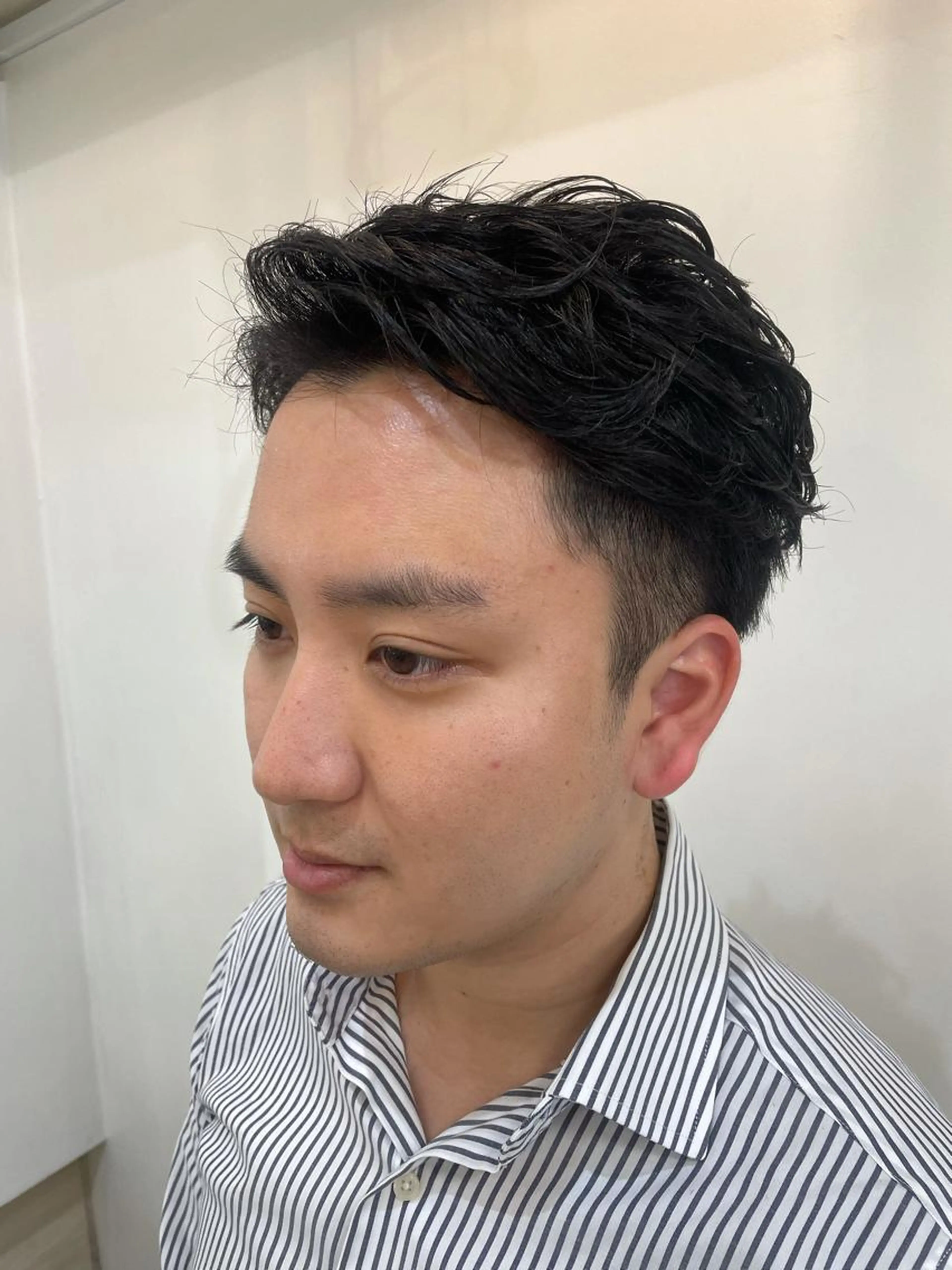 メンズパーマの写真