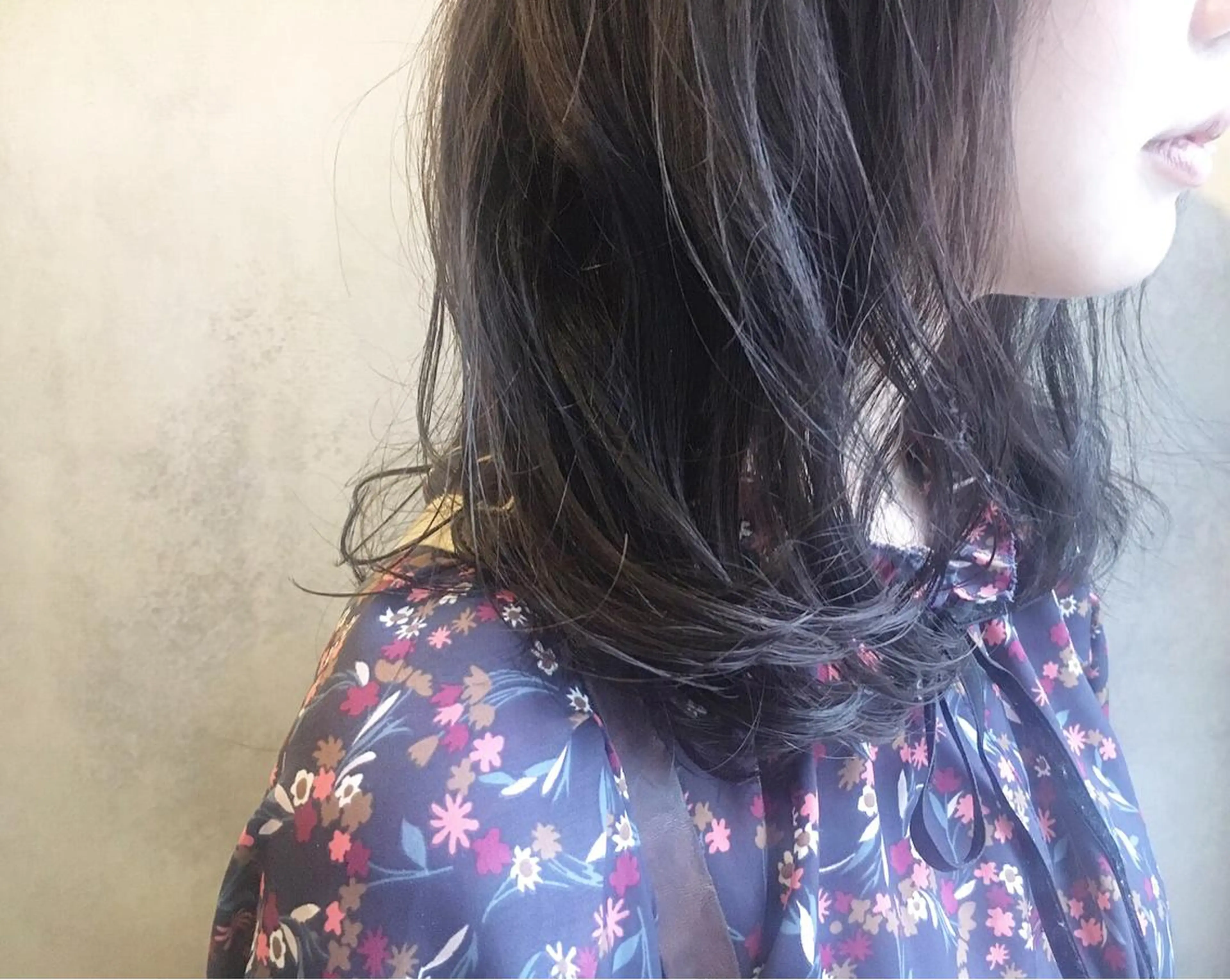 セミロング カラー アッシュ ラベンダーカラー ラベンダーアッシュ 半個室女性salon 🩰Natsumiのヘアスタイル