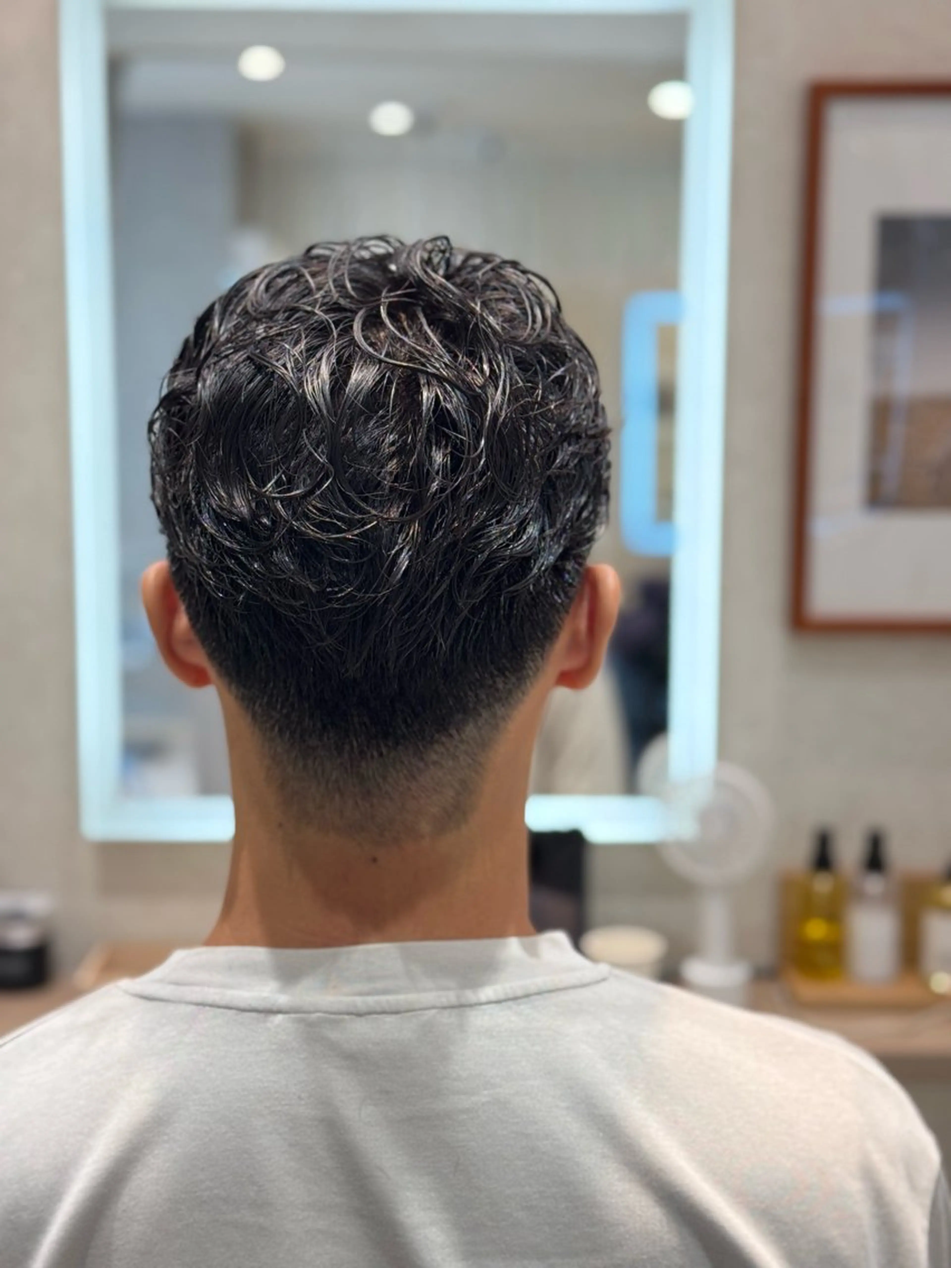 ショート パーマ メンズヘア特化 廣田和也のヘアスタイル