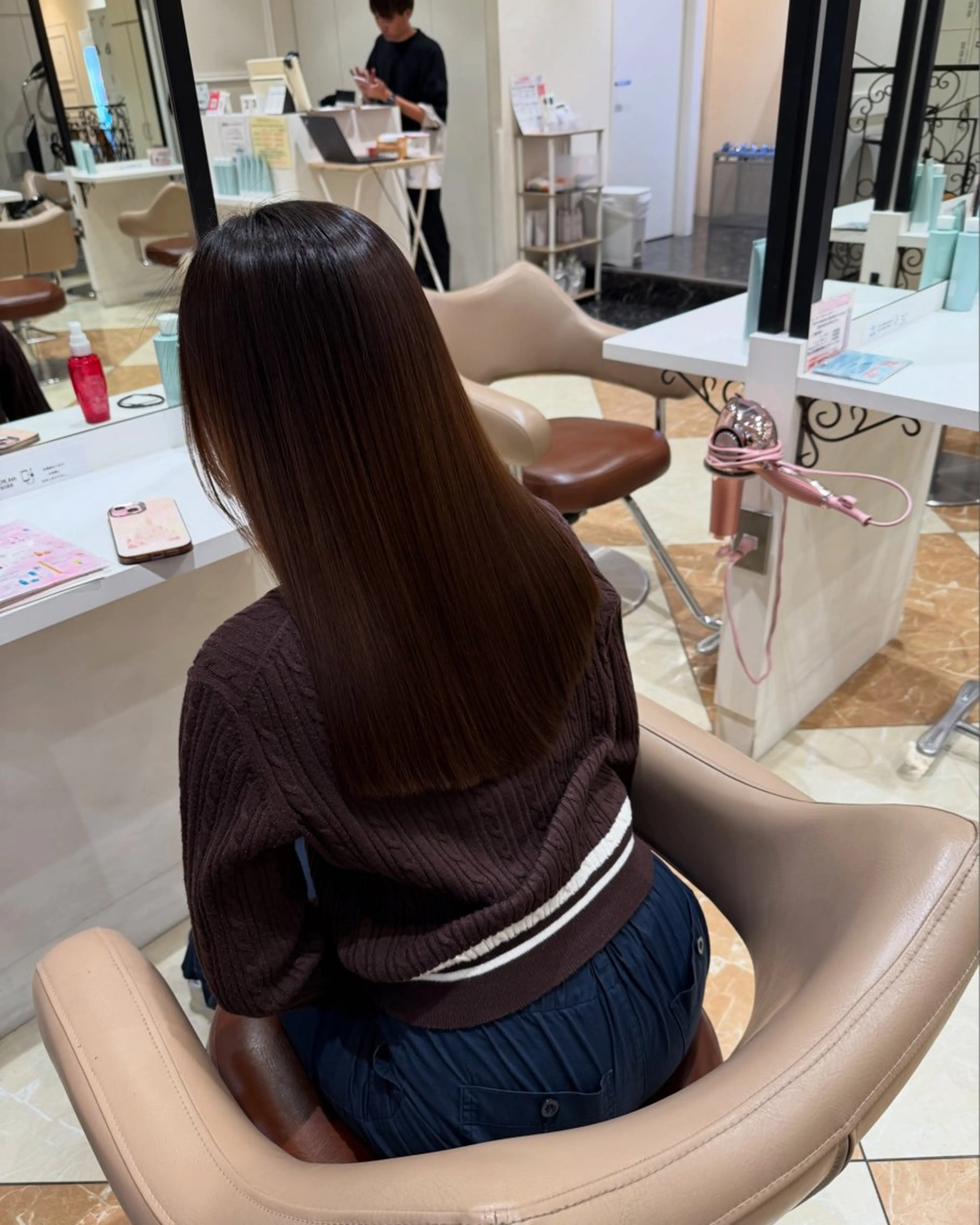 ロング 髪質改善 カット ヘアカラー トリートメント 髪質改善カラー/店長 宮内秀峰のヘアスタイル