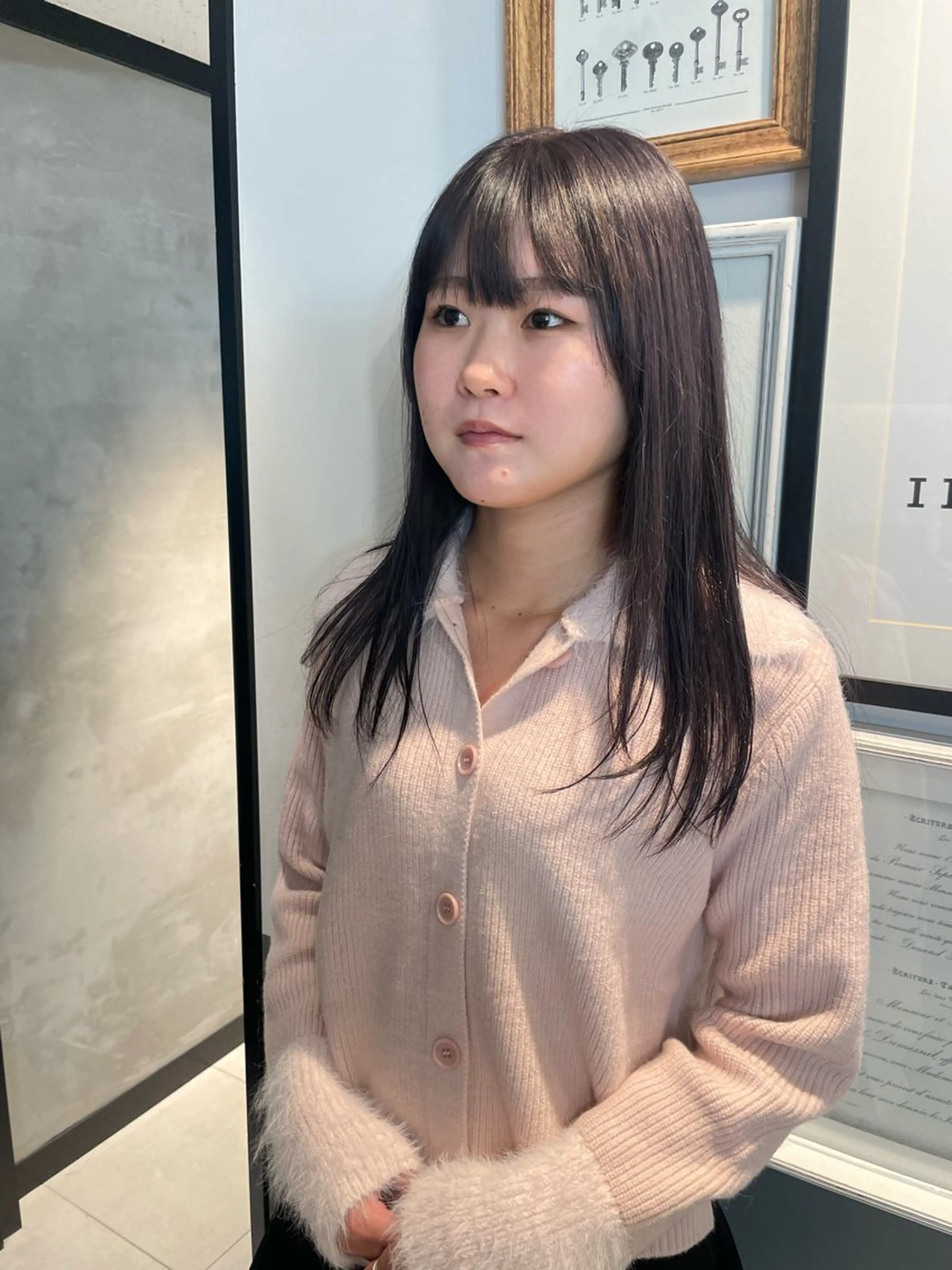 ロング カラー 透明感カラー ラベンダーカラー ラベンダーグレー ヘアカラー ブリーチ✧︎デザイン ゆうのヘアスタイル