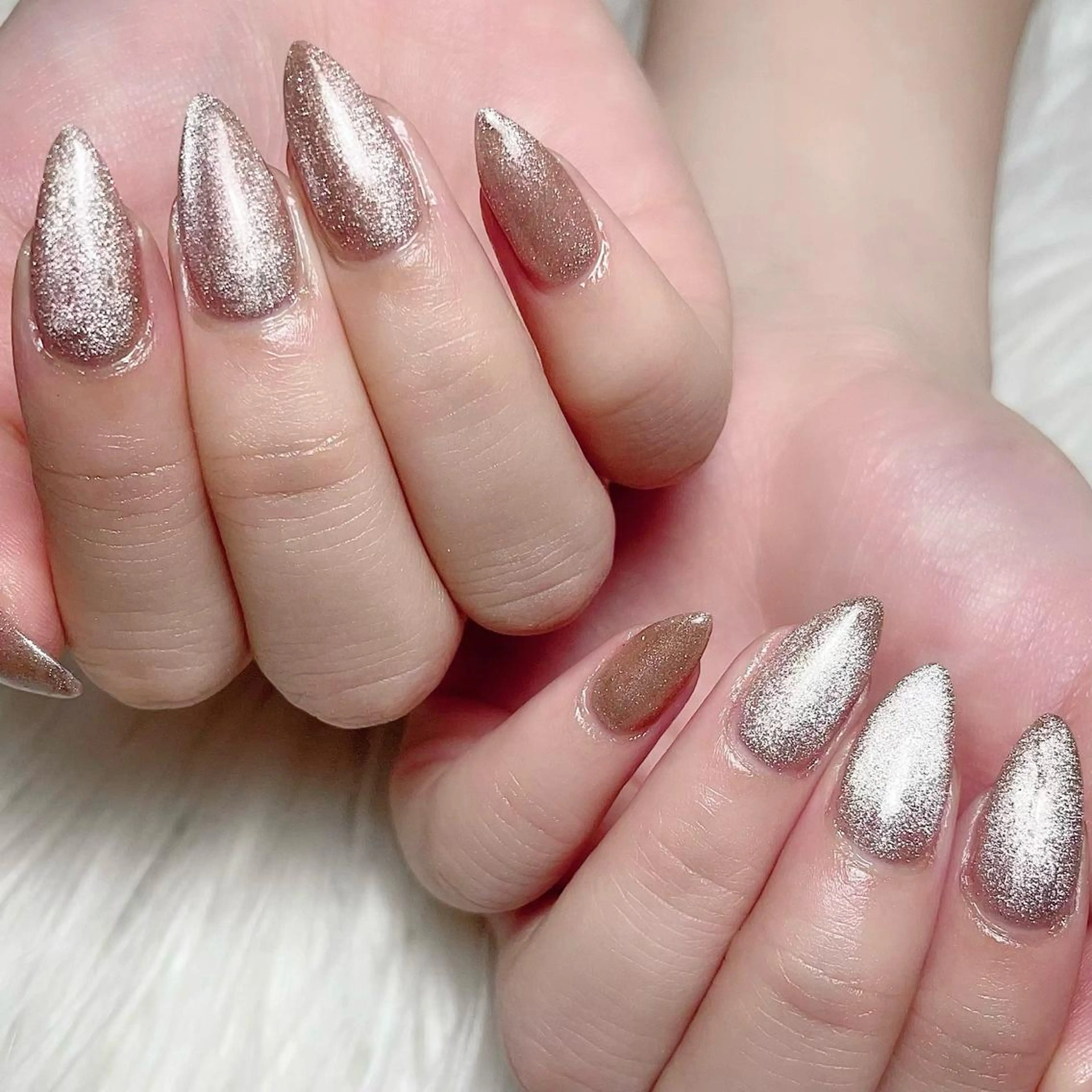 ジェル💅ワンカラーorラメグラの写真