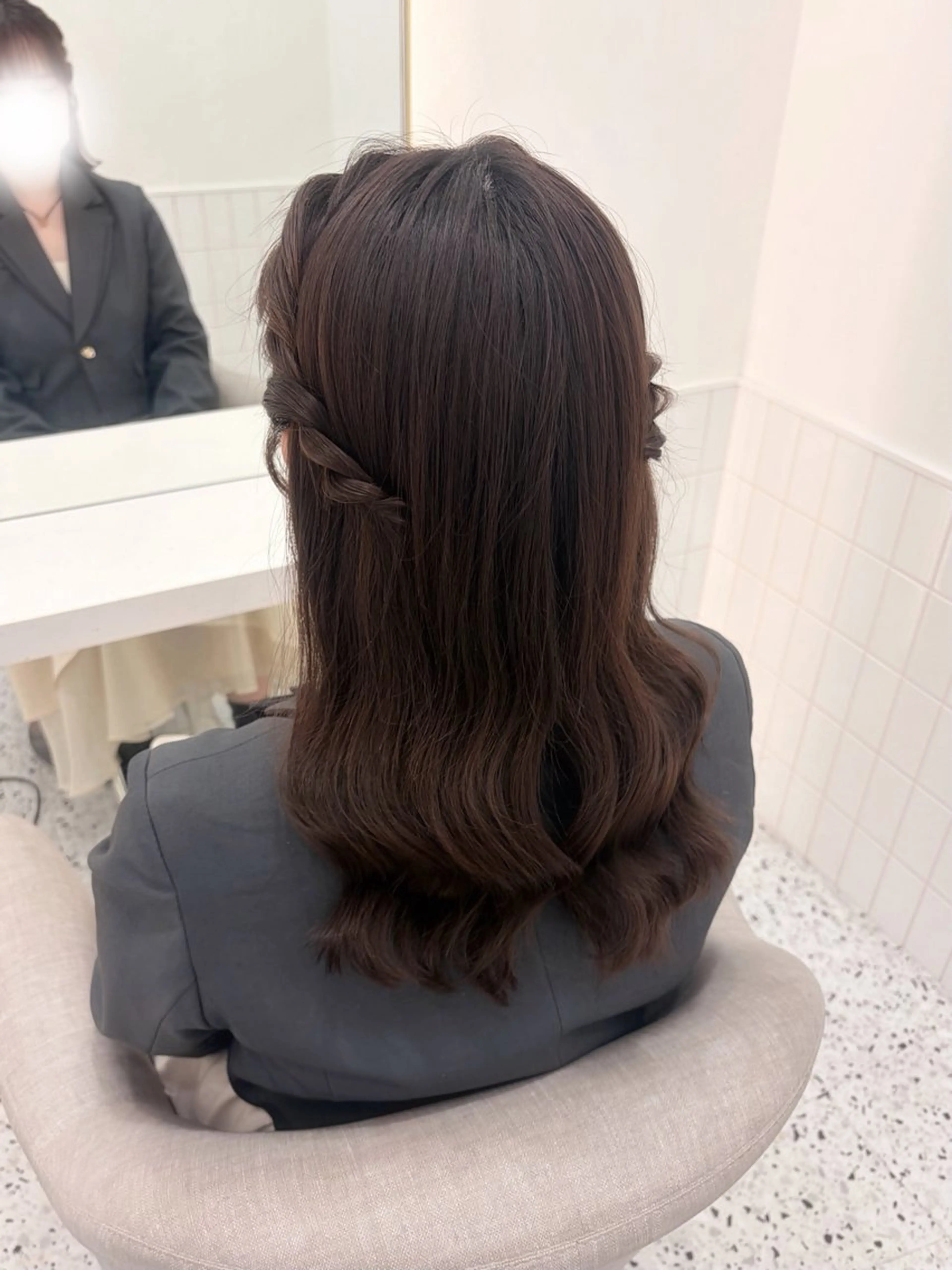 セミロング ヘアセット 木村 しずかのヘアスタイル