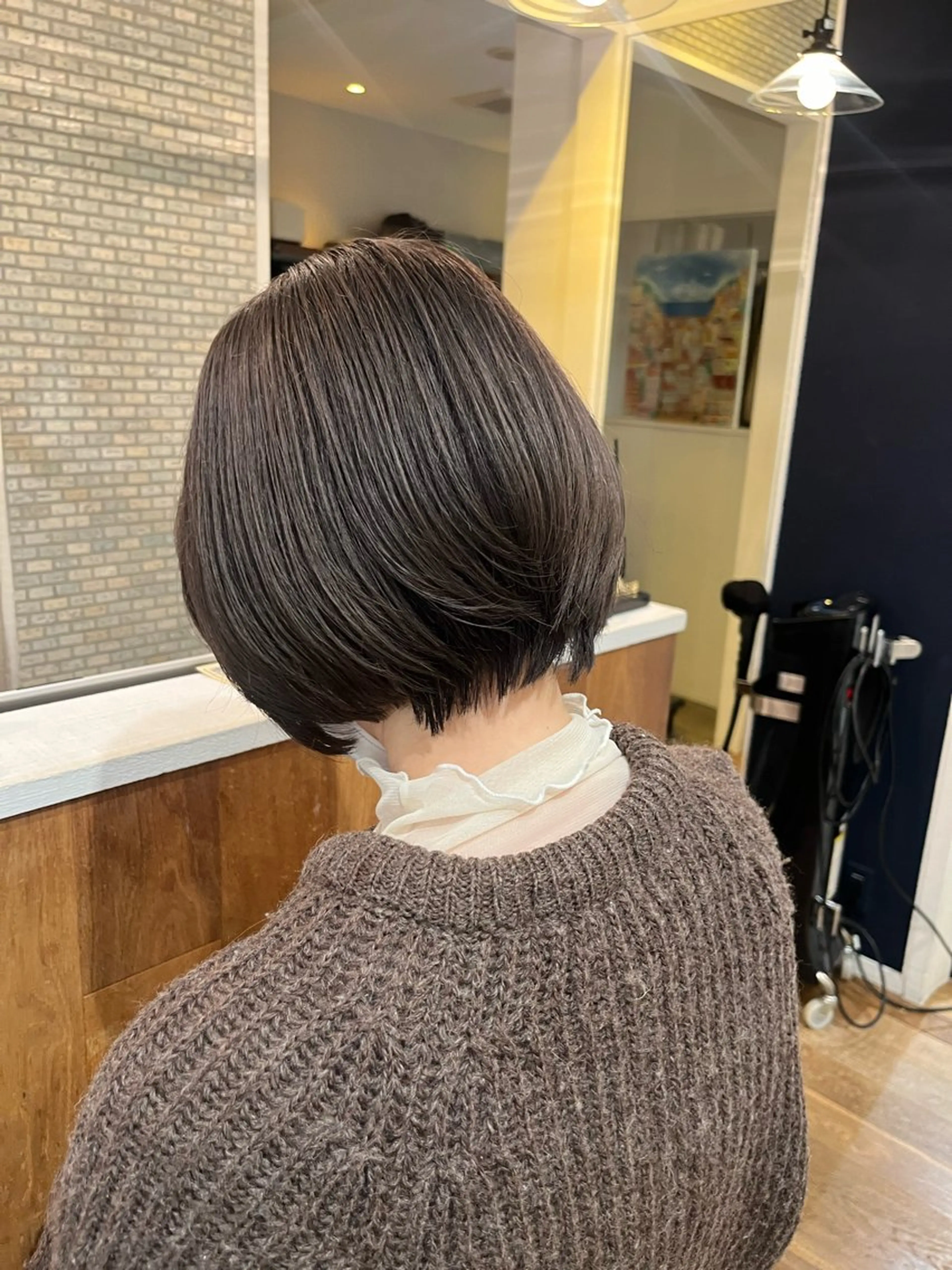 ミディアム トリートメント ヘアカラー トリートメント 無料カットモデル‪✨ ✂️Nanami🌷のヘアスタイル