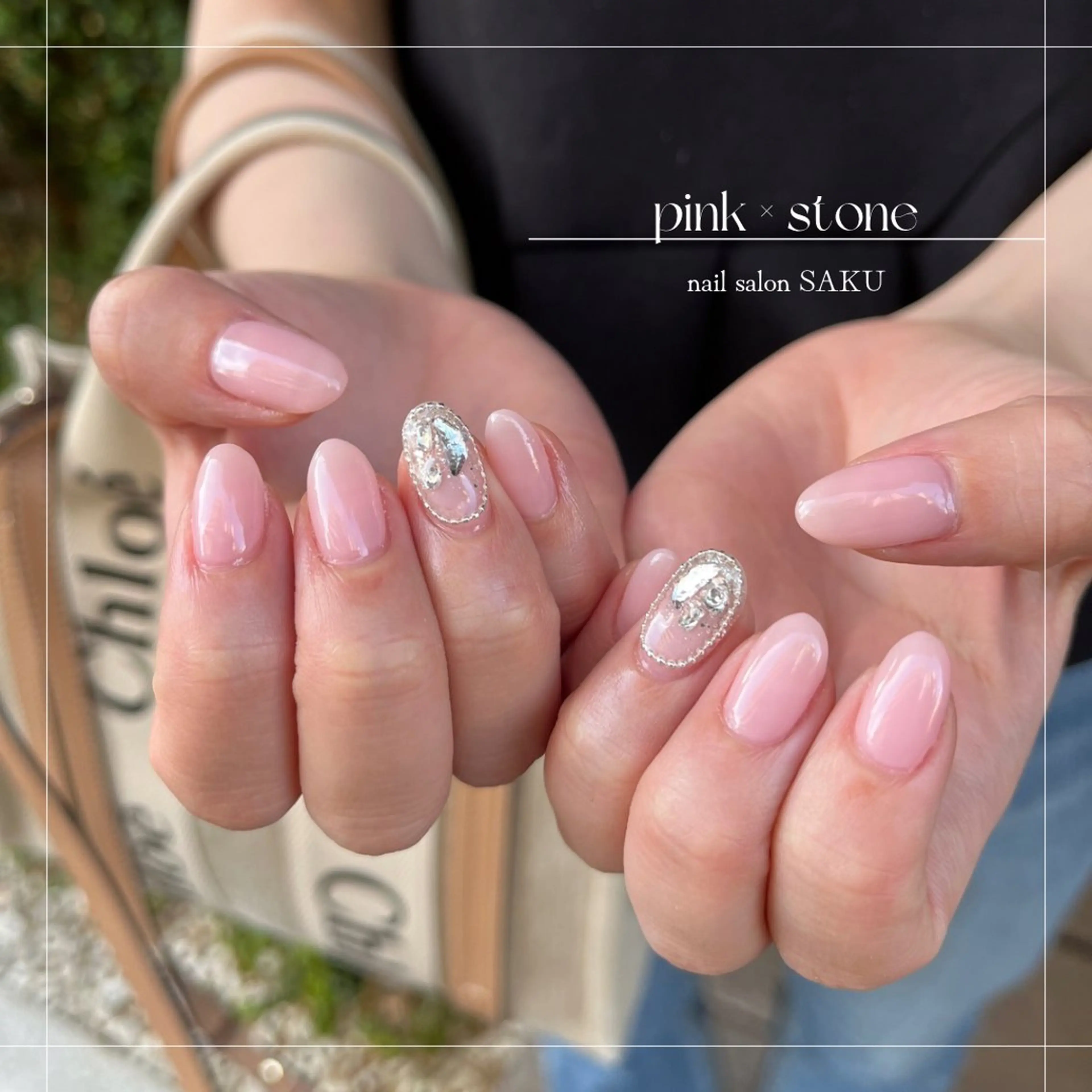 ネイル ニュアンスネイル シンプルネイル SAKU nail 作島茜のネイルデザイン