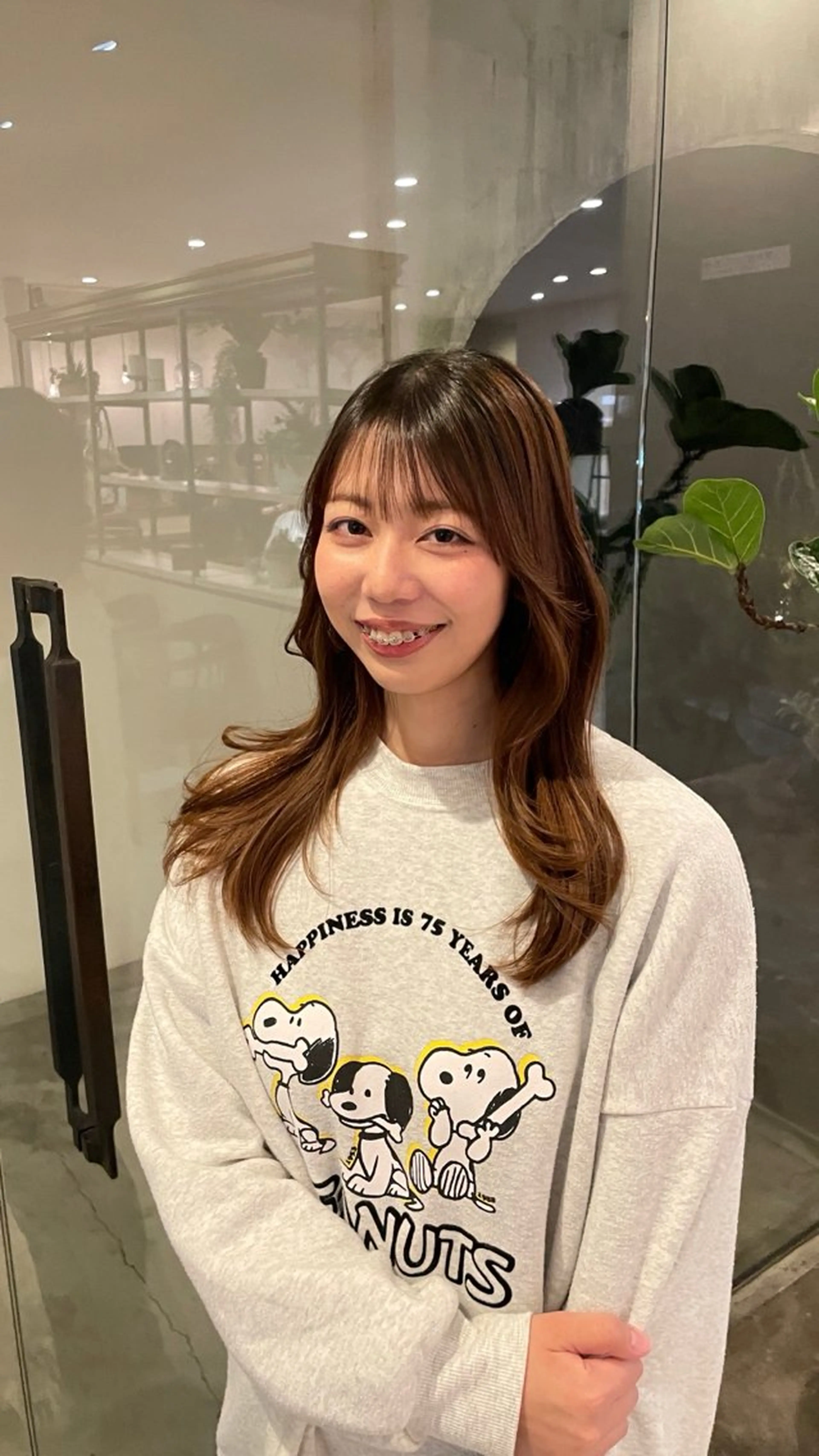 ロング 南場 智美のヘアスタイル