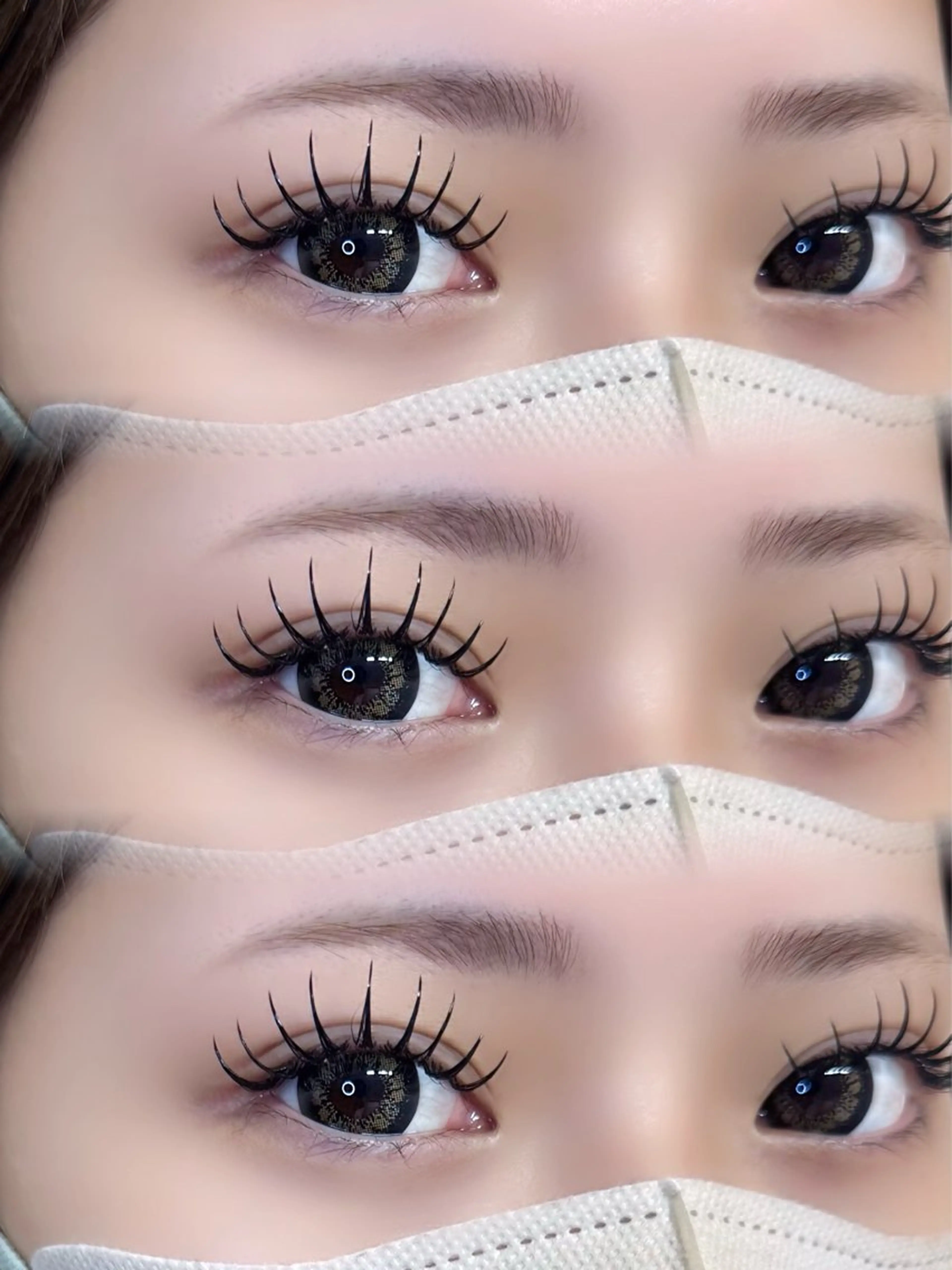 マツエク・マツパ Lカール マツエク fuka 🤍のマツエク・マツパデザイン