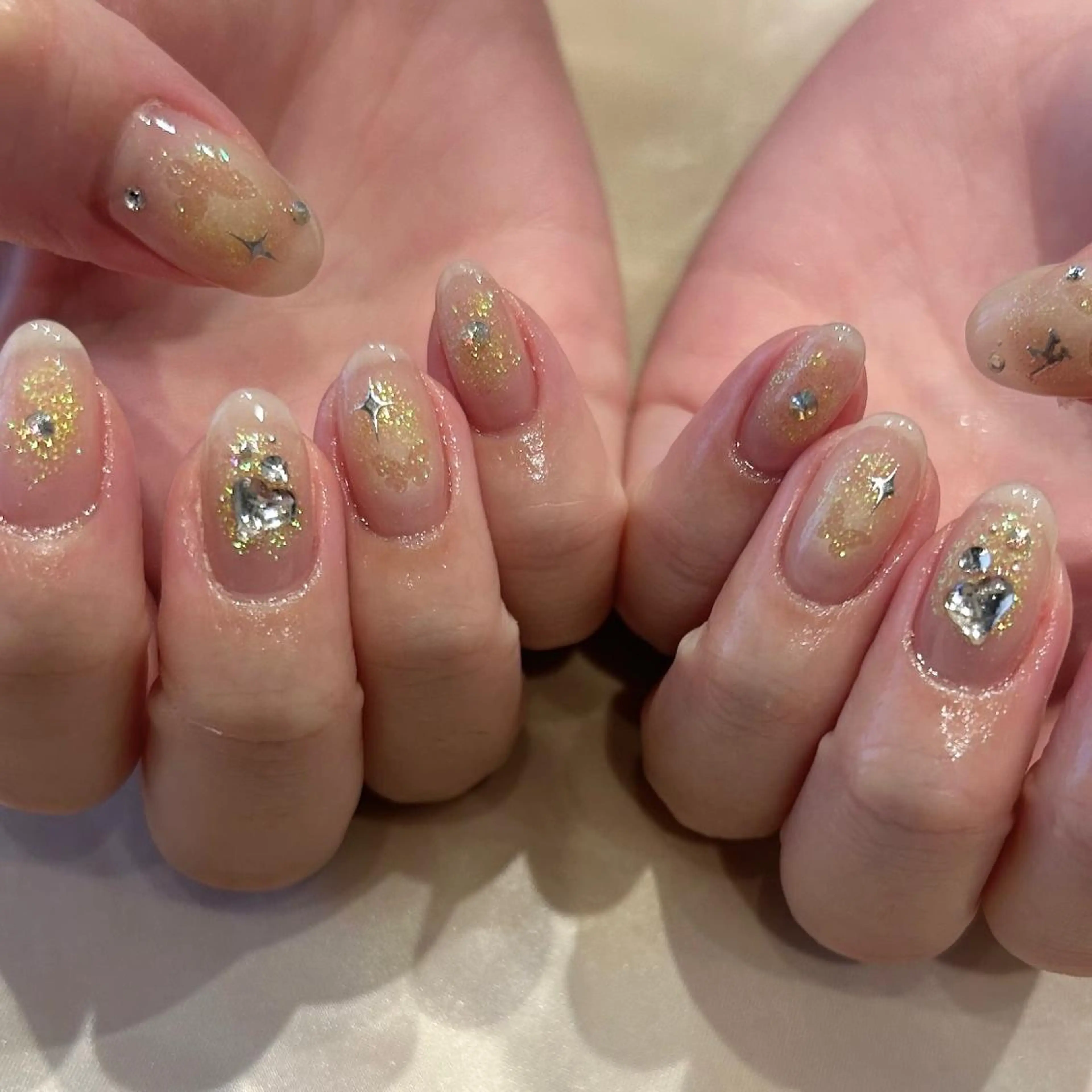 ネイル パラあり！フィルイン 美フォルムのネイルデザイン