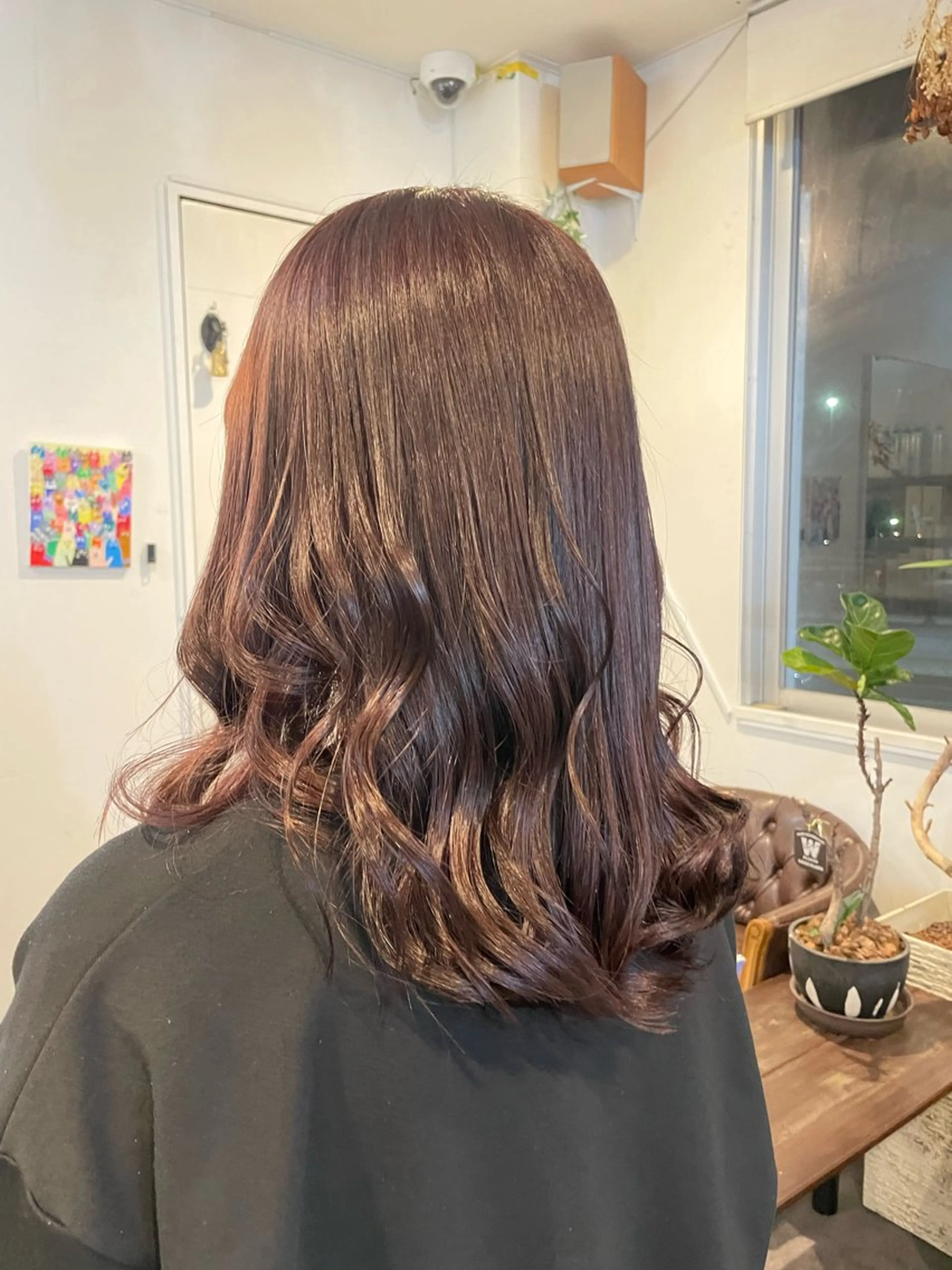 ミディアム カラー ブラウンカラー ヘアカラー 宮城 レンナのヘアスタイル