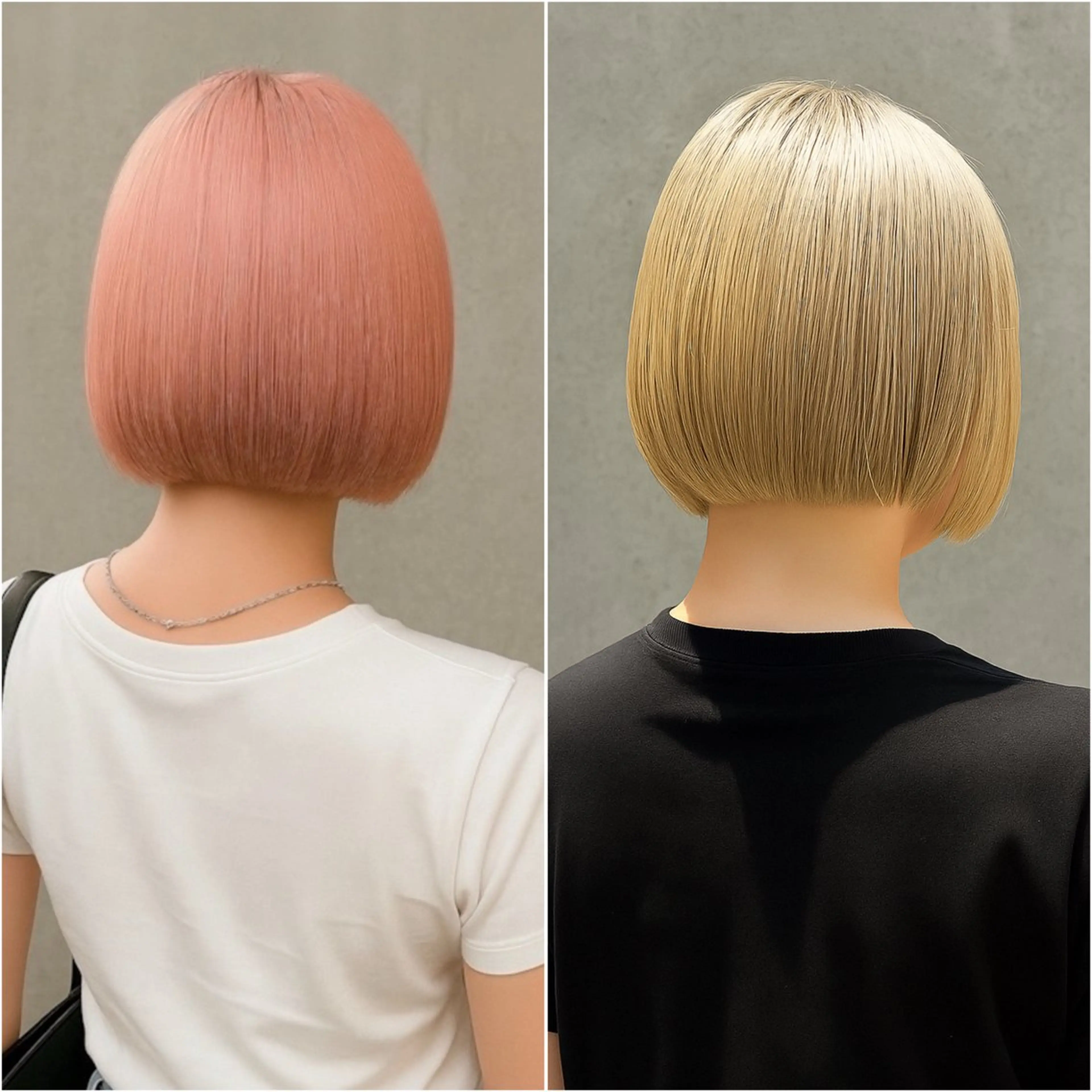 ショート カラー ブリーチ ボブ 髪質改善 レイヤーカット 縮毛矯正 カット ヘアカラー トリートメント 清水優/ボブ /レイヤーボブのヘアスタイル