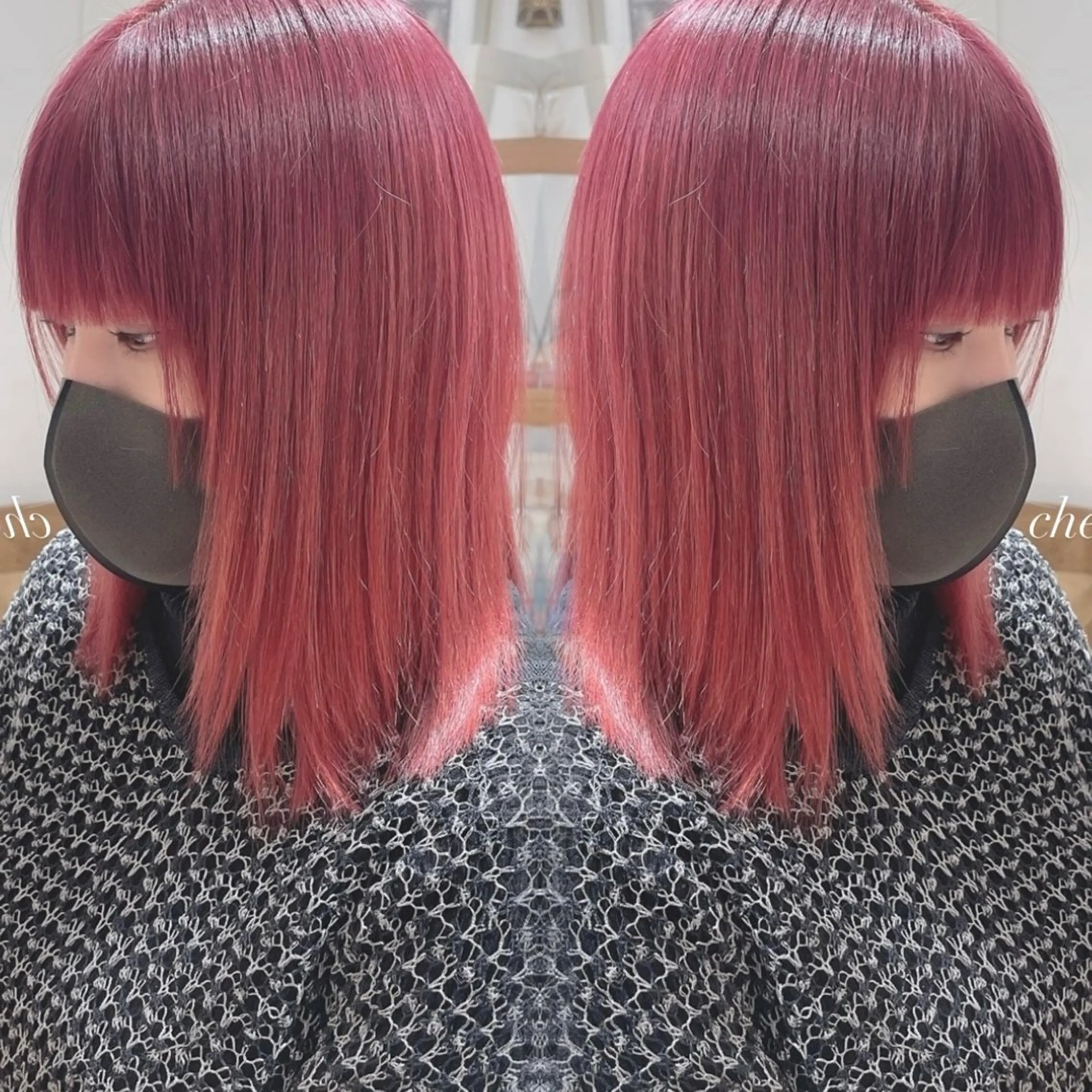 ミディアム カラー もえな 💋👼🏻のヘアスタイル