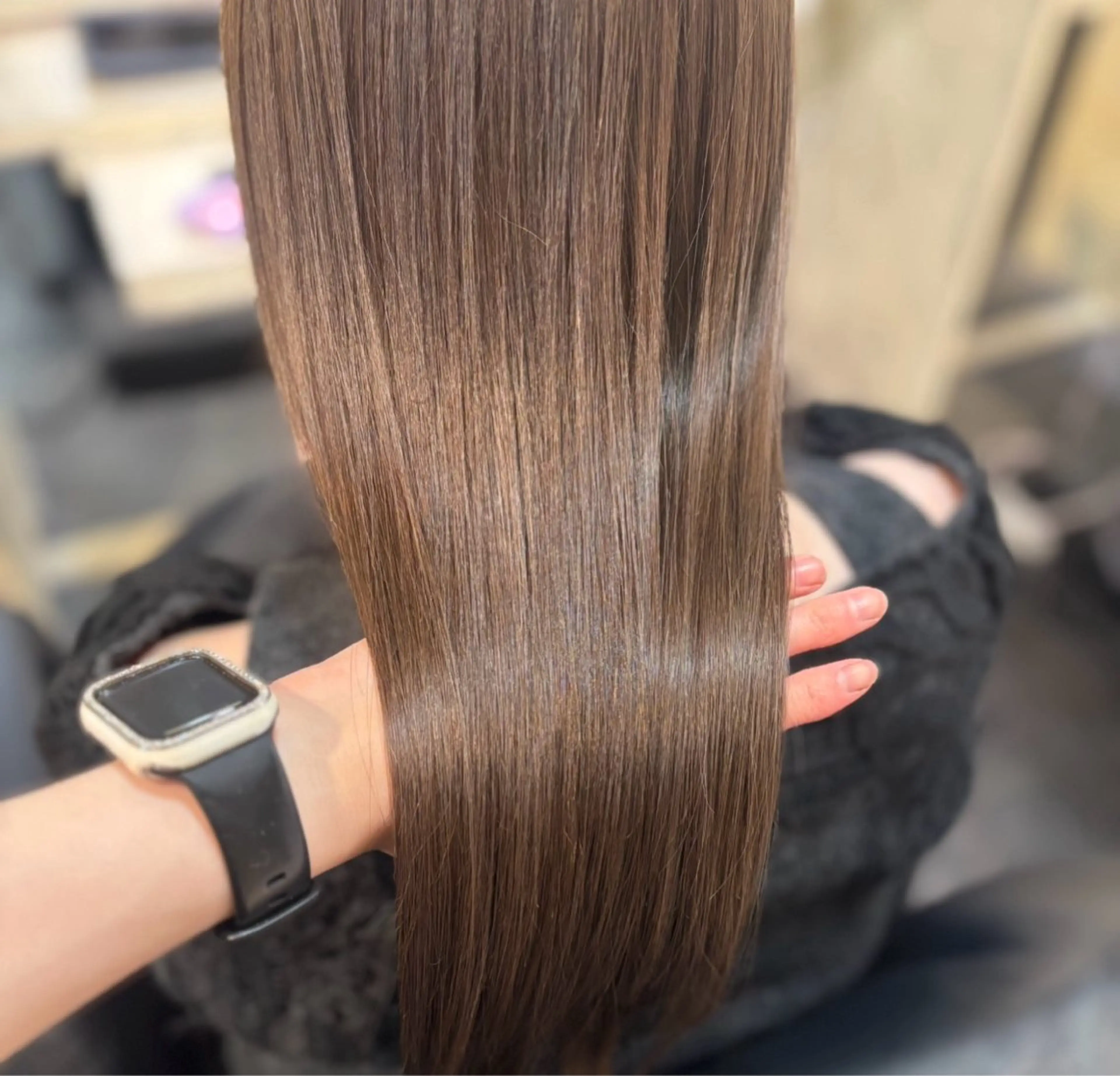 ロング カラー ブラウンカラー カット ヘアカラー メンズモデル募集中 /Mana🪄のヘアスタイル