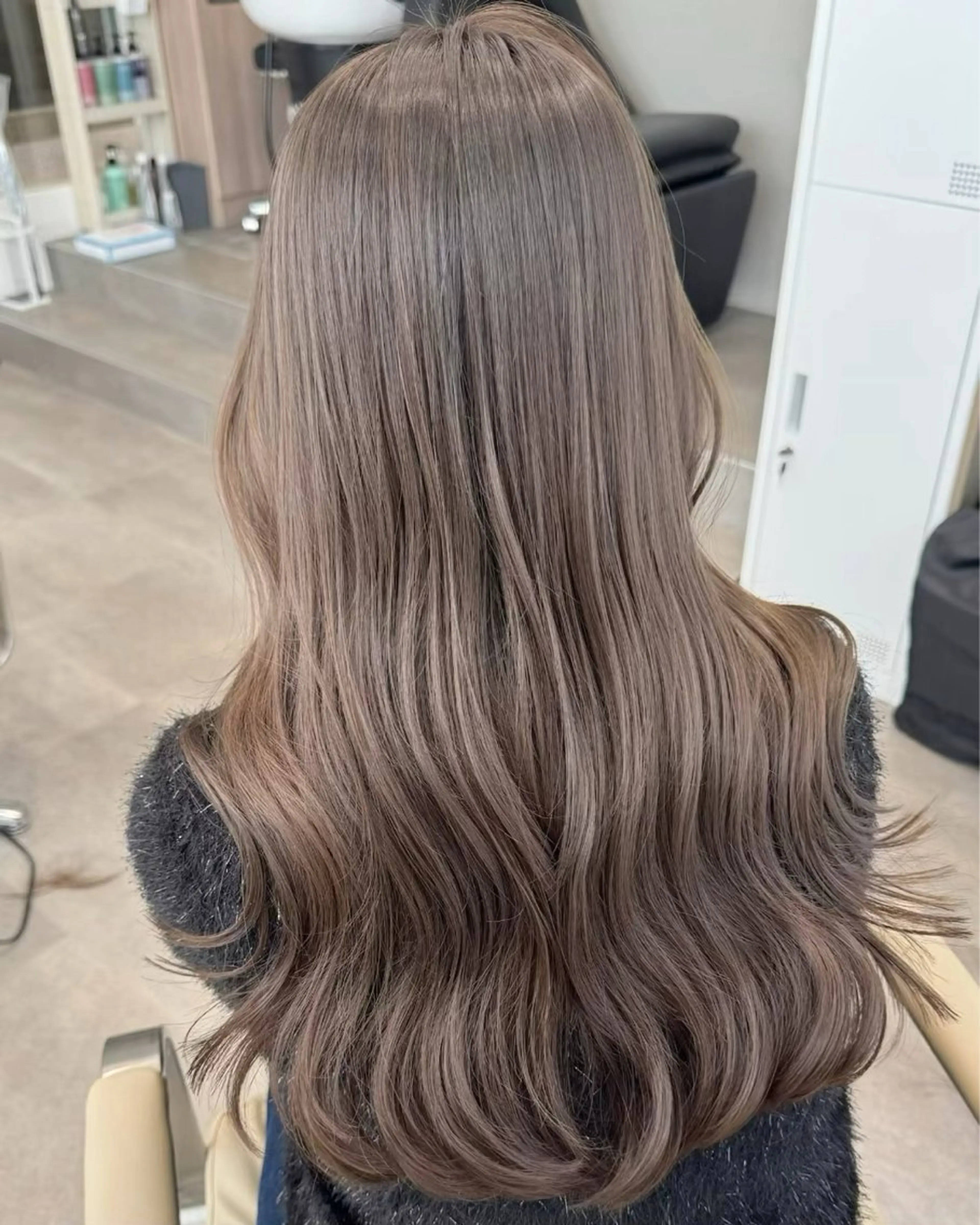 ロング カット ヘアカラー トリートメント 透明感🍨レイヤー ヘアセット/miyuのヘアスタイル