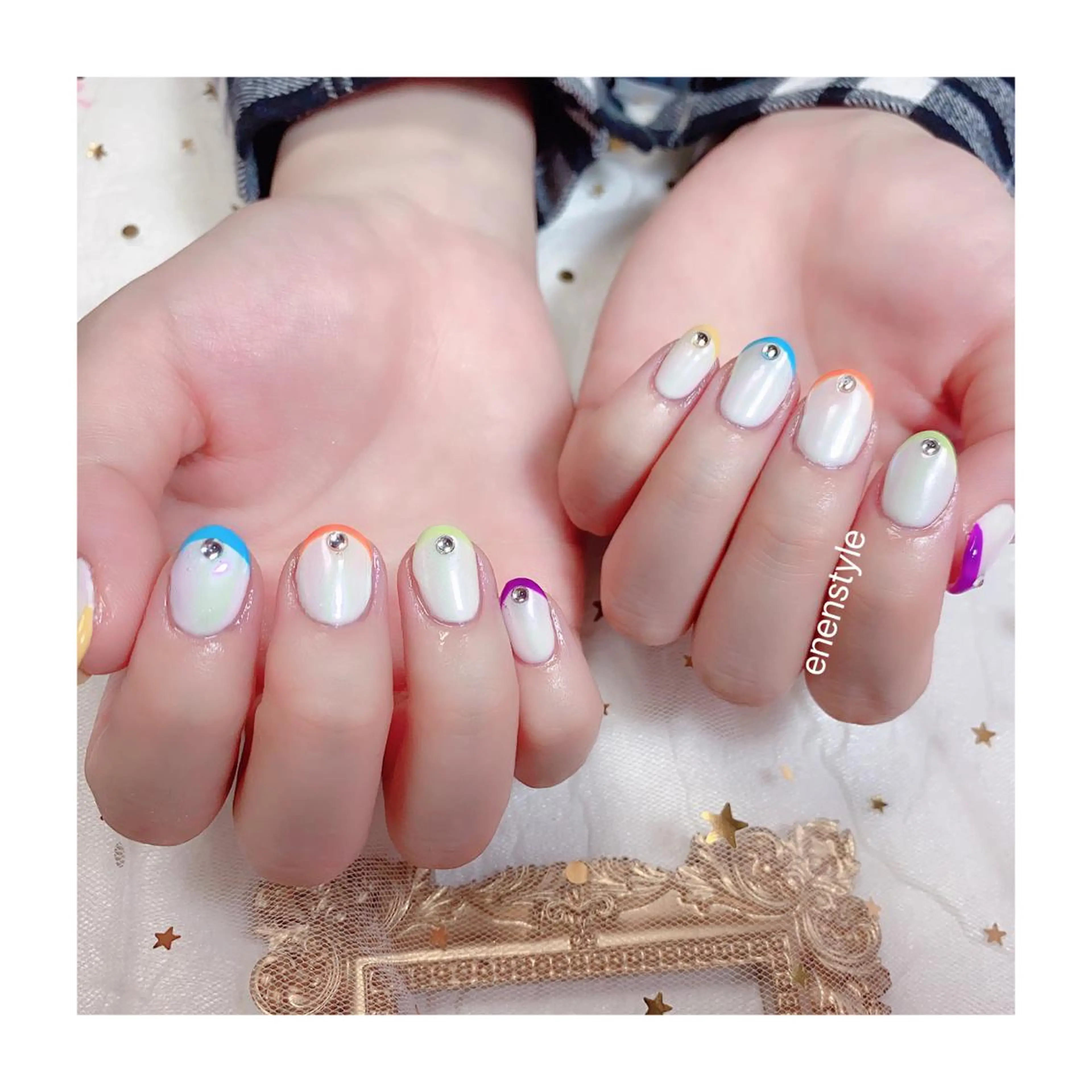 ショート ネイル ジェルネイル ニュアンスネイル オフィスネイル ワンカラーネイル パラジェル 👑enen style👑のネイルデザイン