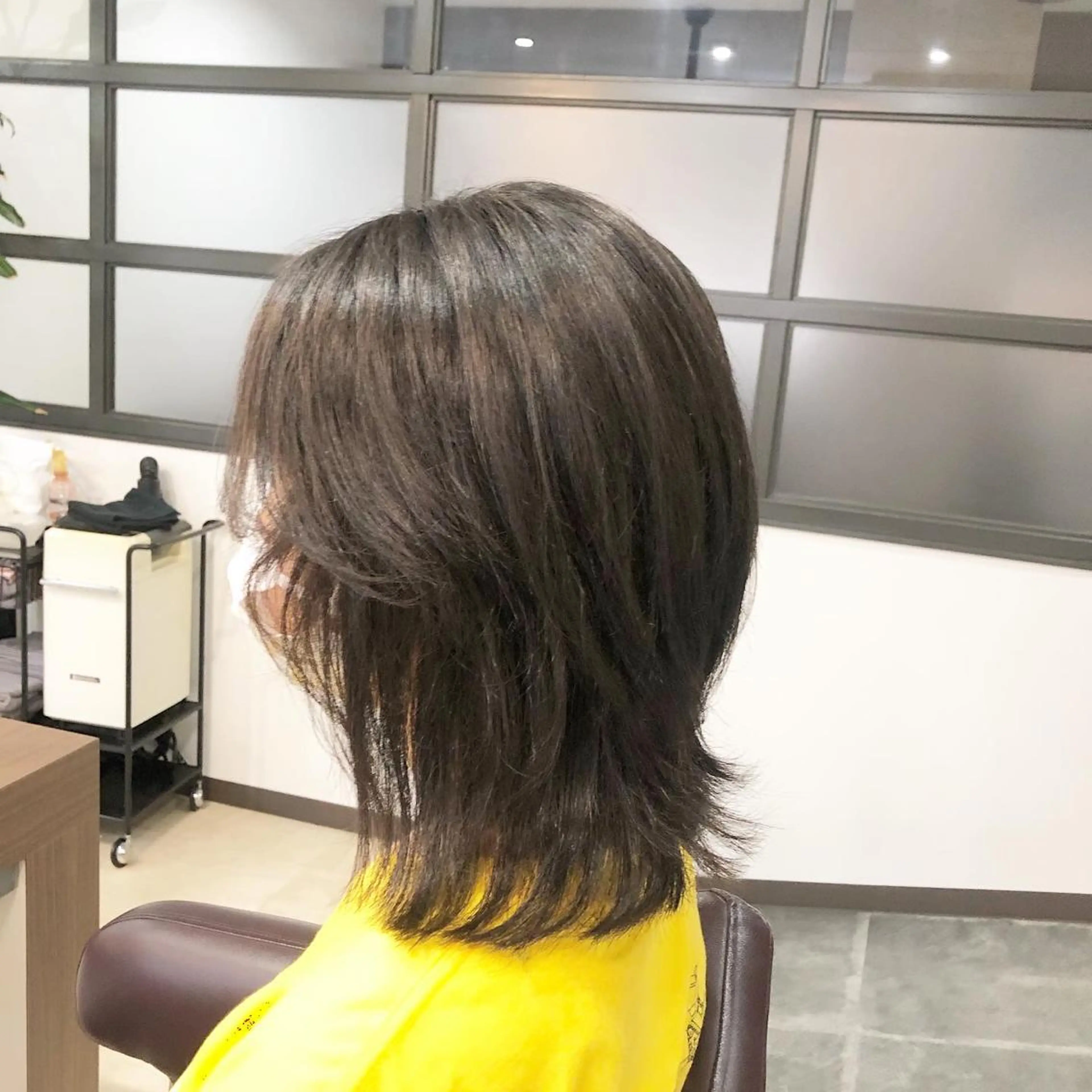 ミディアム くびれヘア レイヤーカット ウルフカット SOL .✂︎ 松永李帆のヘアスタイル