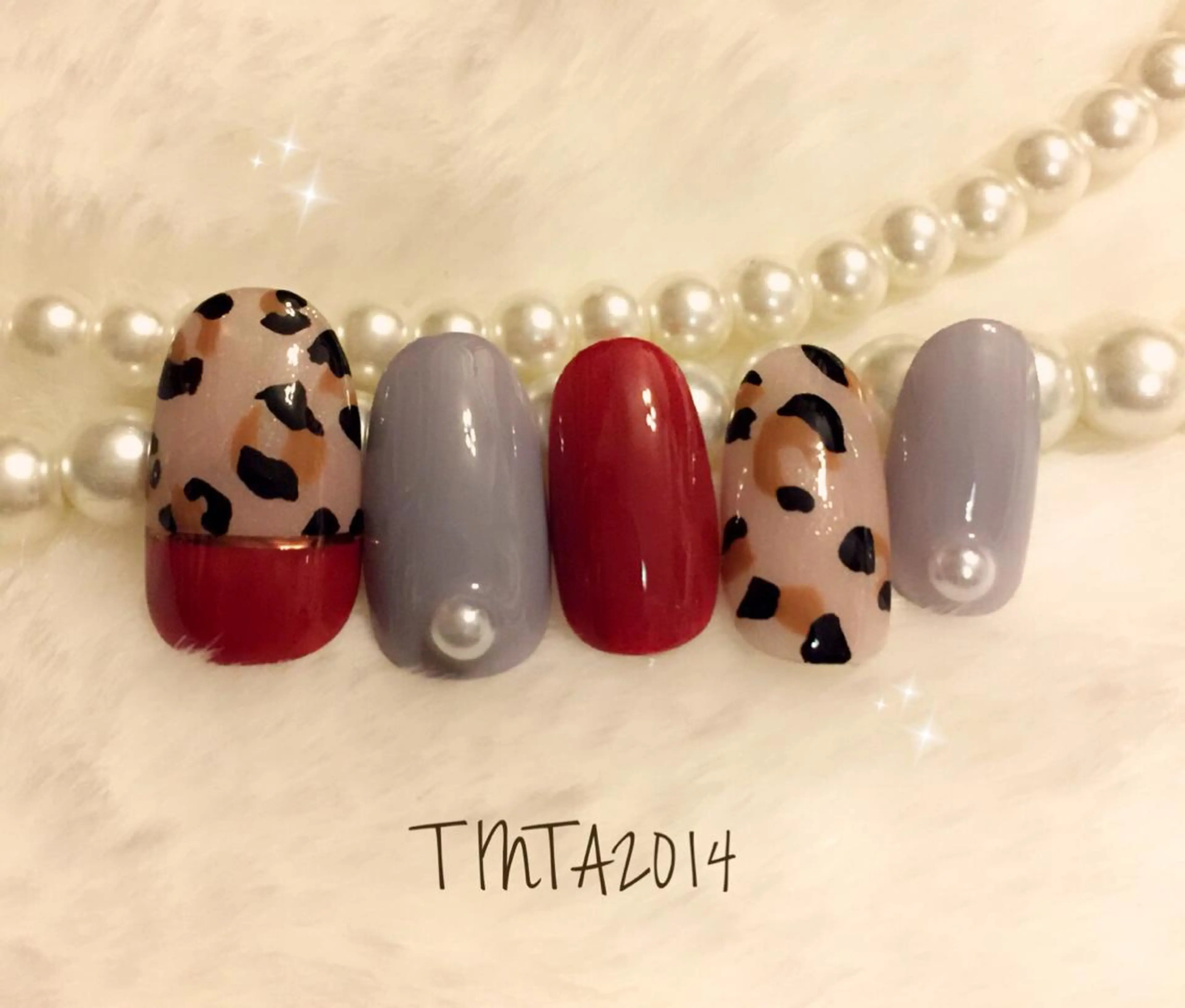 ネイル アニマル柄 ネイルサロン ティンタ所属・馬場 典子のネイルデザイン