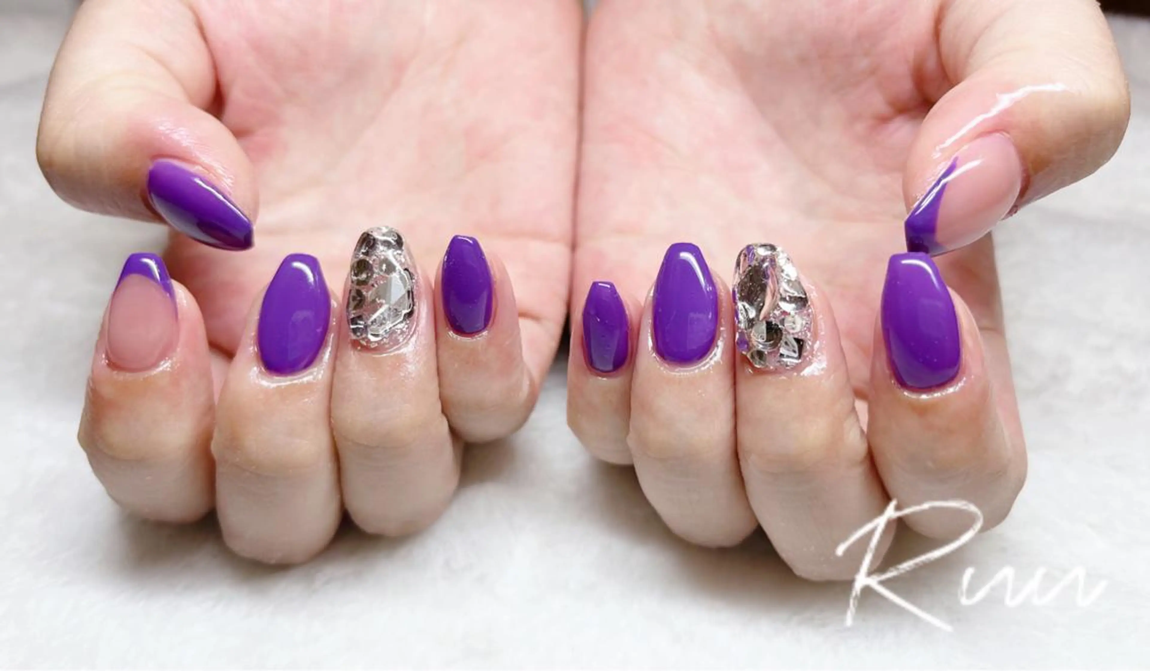 ネイル アートネイル フットネイル フレンチネイル キラキラネイル 韓国ネイル Nail salon Ruuのネイルデザイン