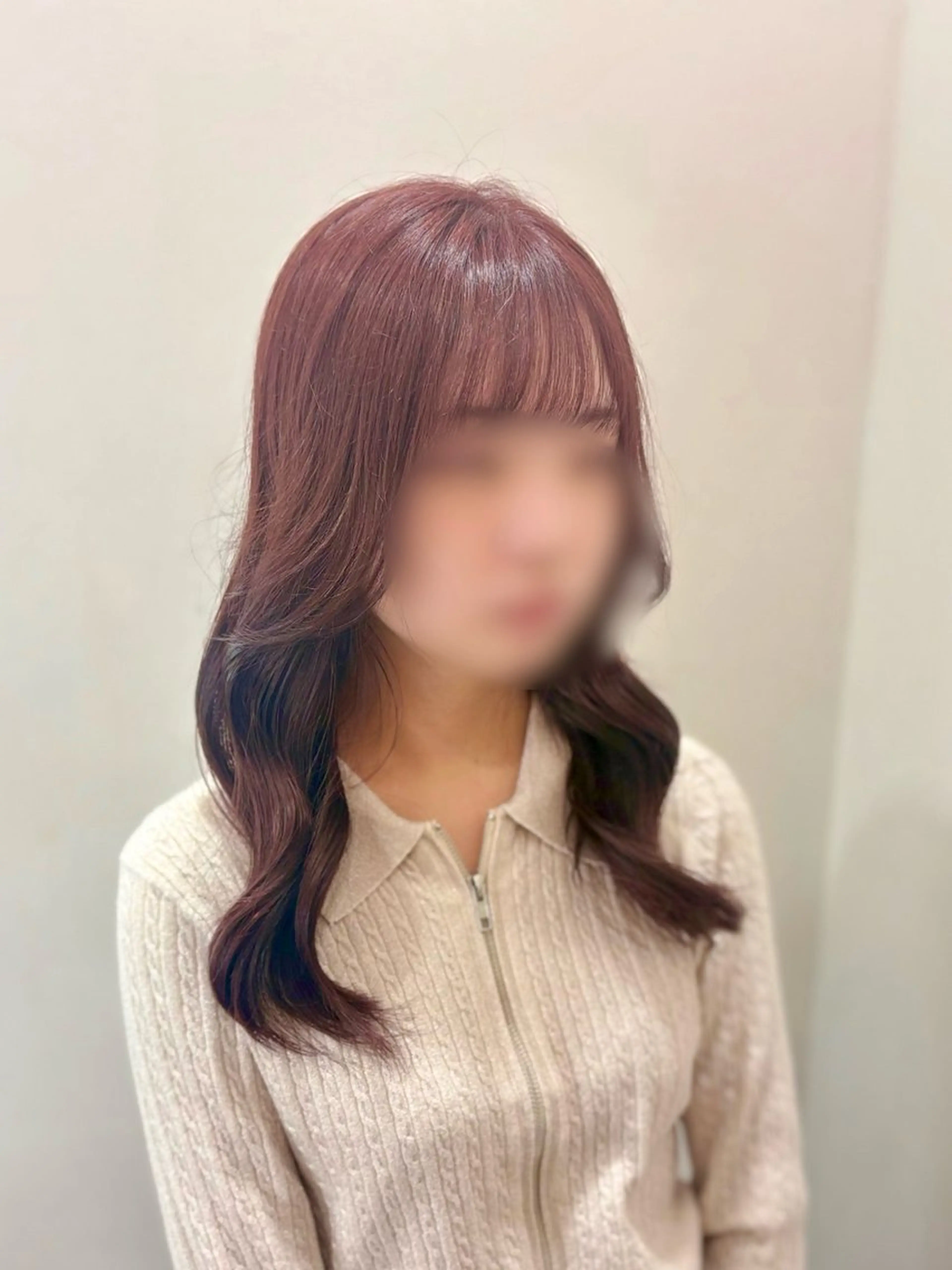 ロング ヘアカラー トリートメント 🎀透明感カラー 🐈ナズナのヘアスタイル