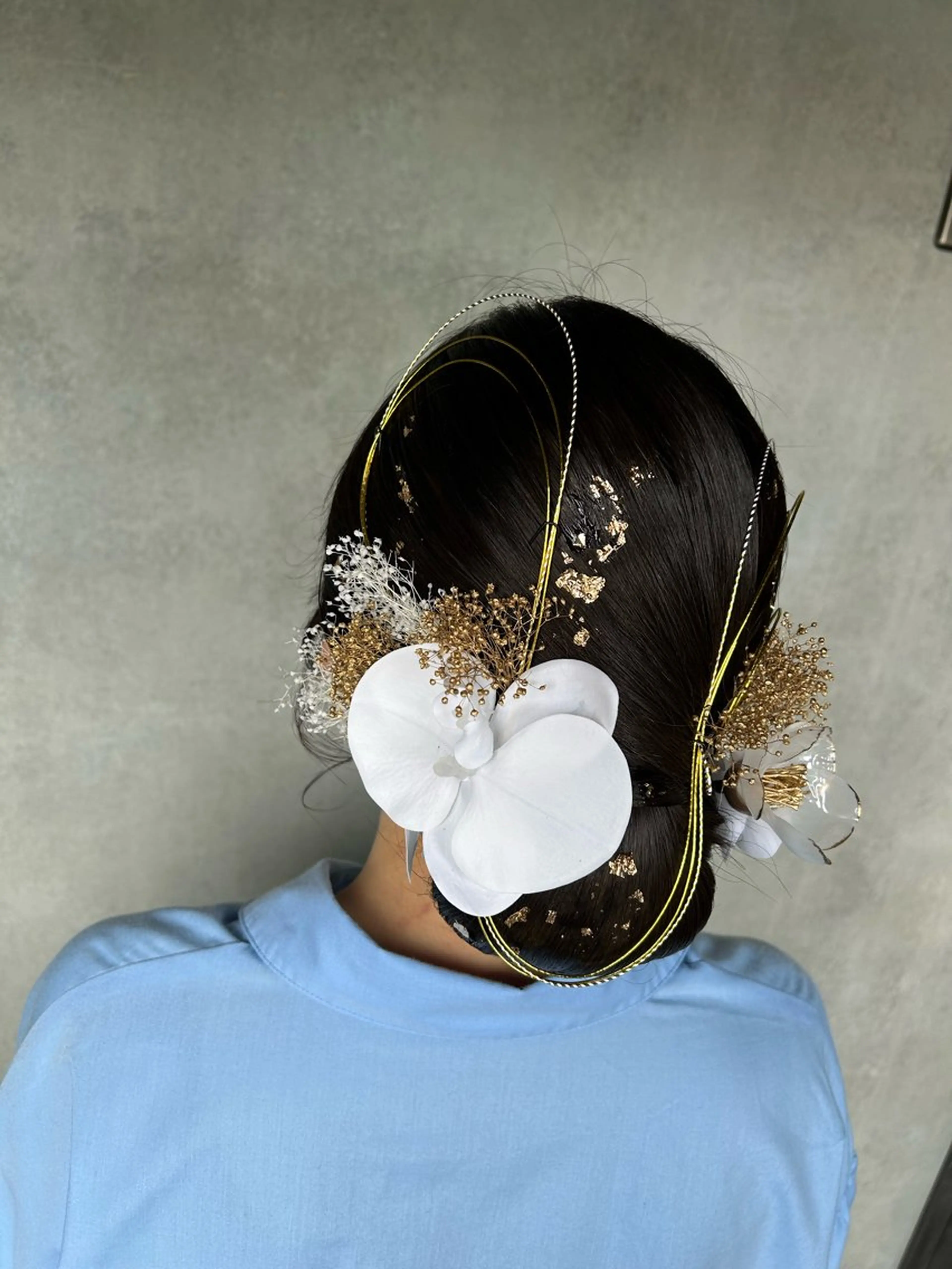 ロング ヘアアレンジ 成人式 西村 真実子のヘアスタイル