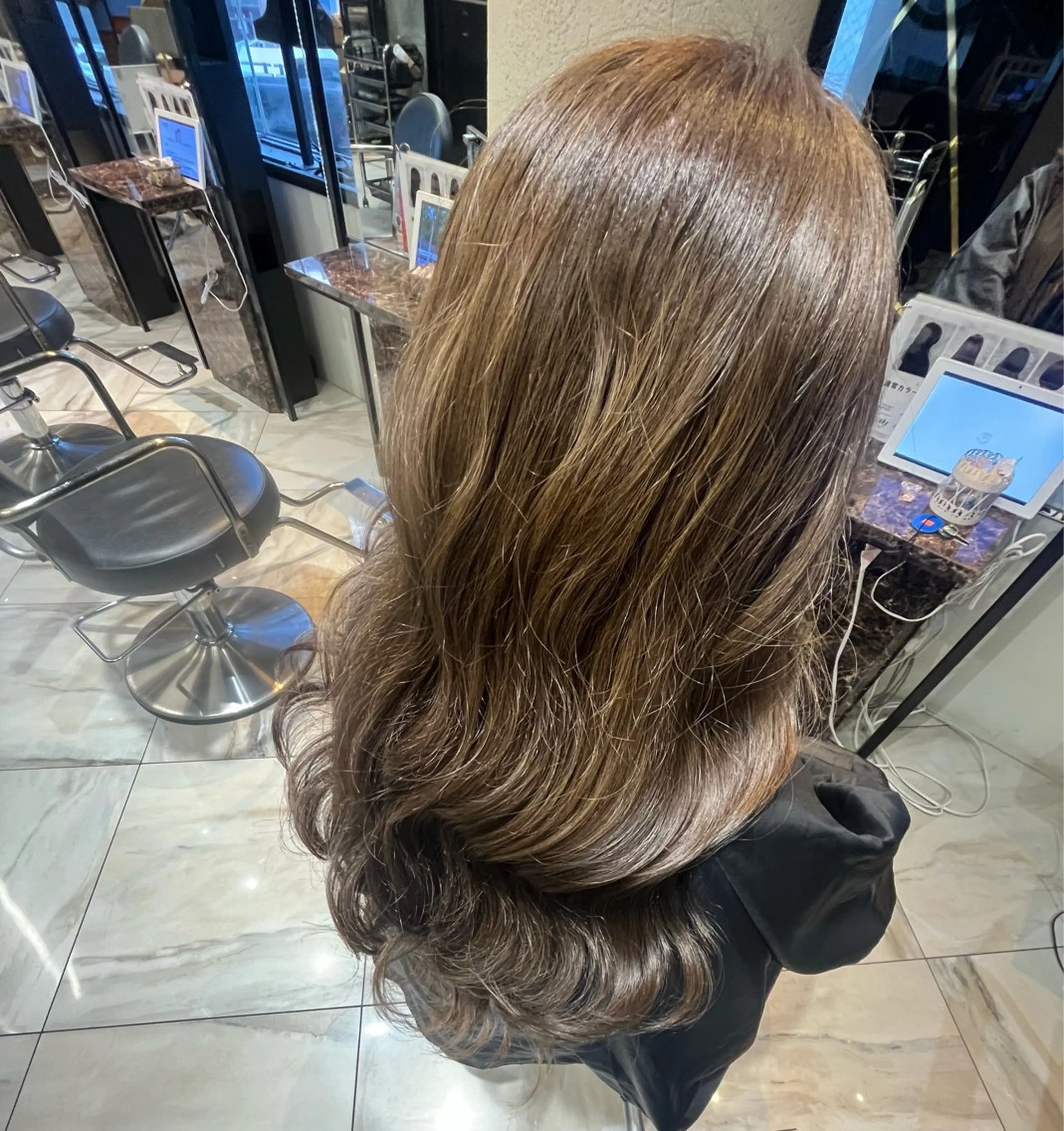 ロング ヘアカラー 梅田美容師/ SAEKAのヘアスタイル