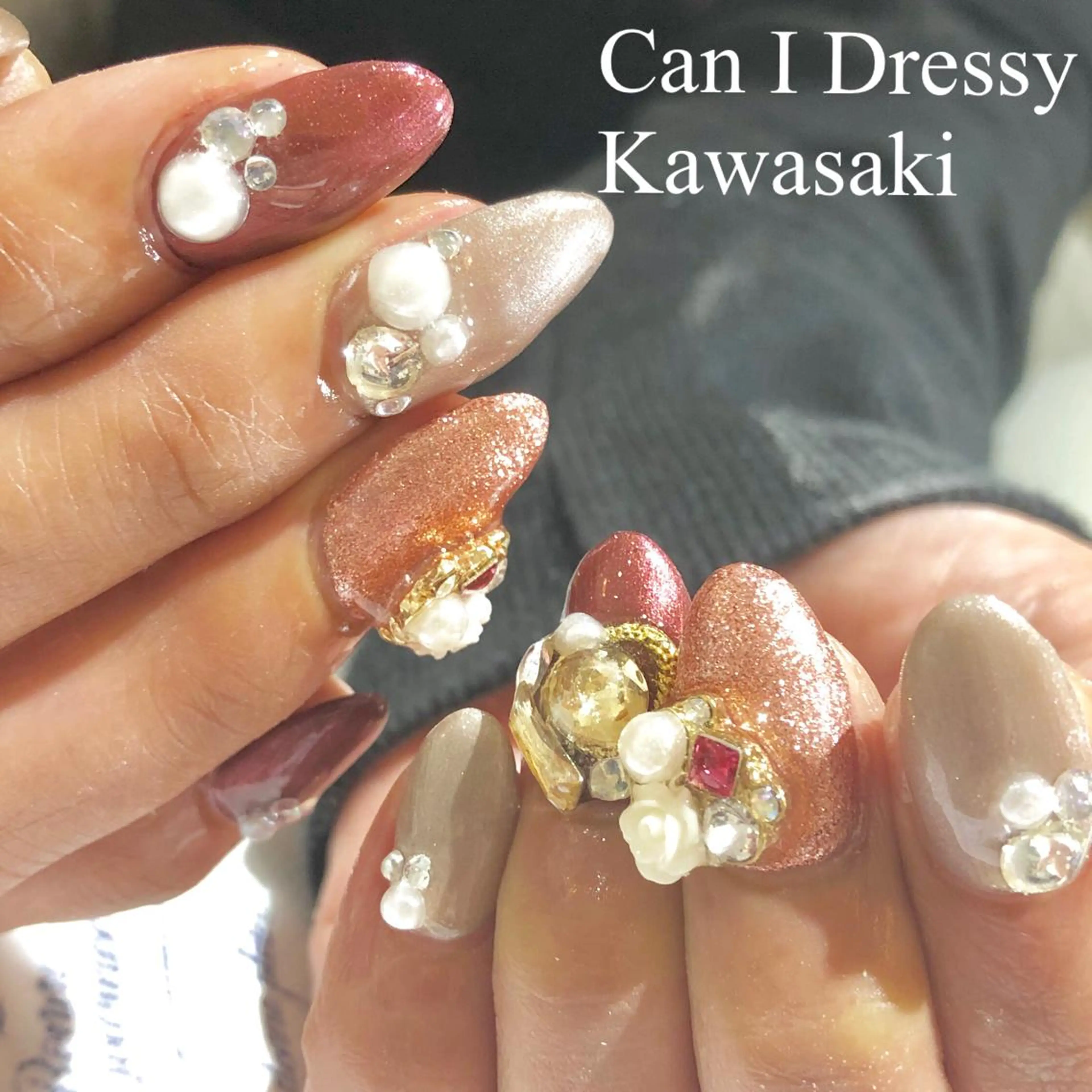 ネイル ハンドネイル Can I 川崎店 三島 久美子のネイルデザイン