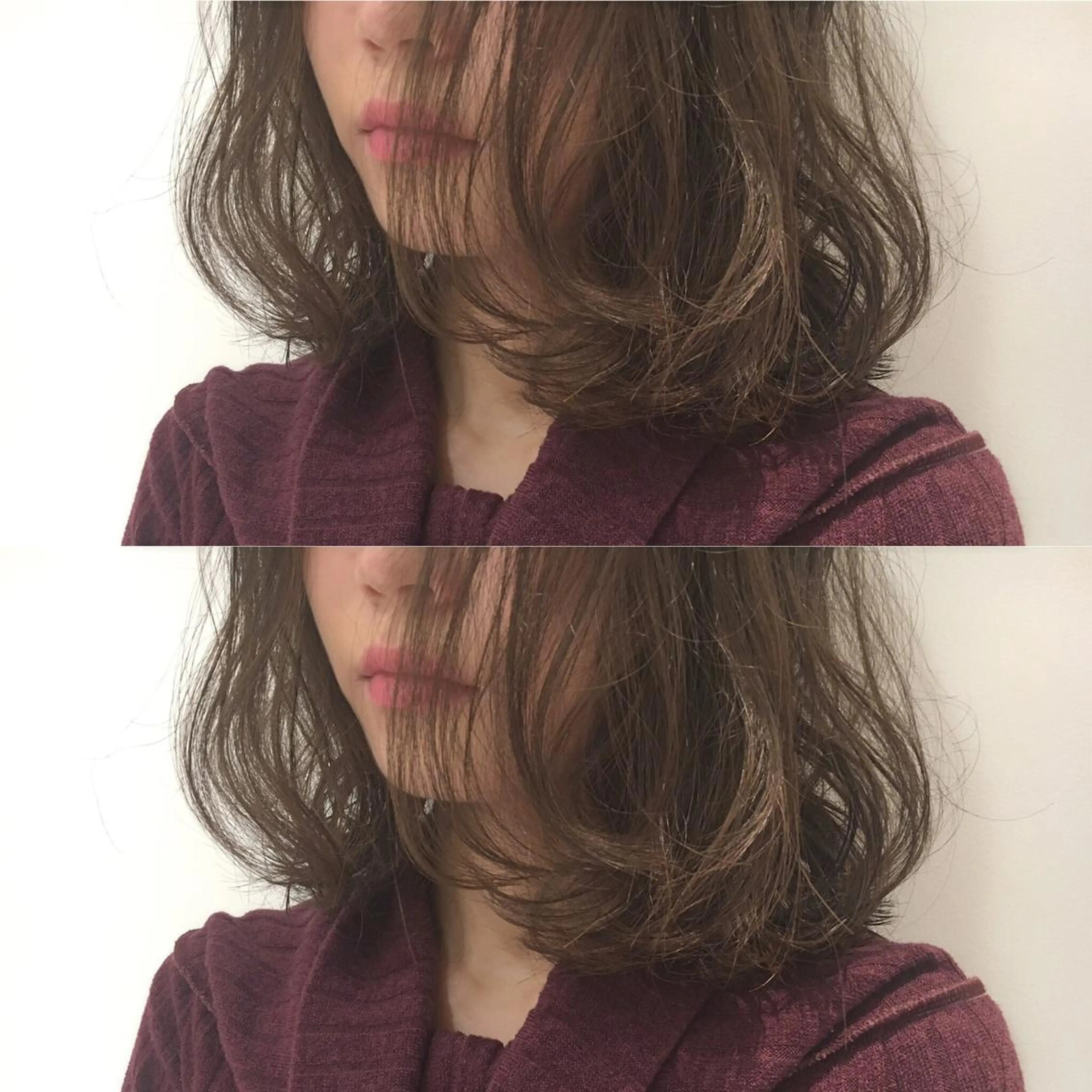 ショート ミディアム セミロング パーマ ミディアムパーマ セミロングパーマ 江原 彩華のヘアスタイル