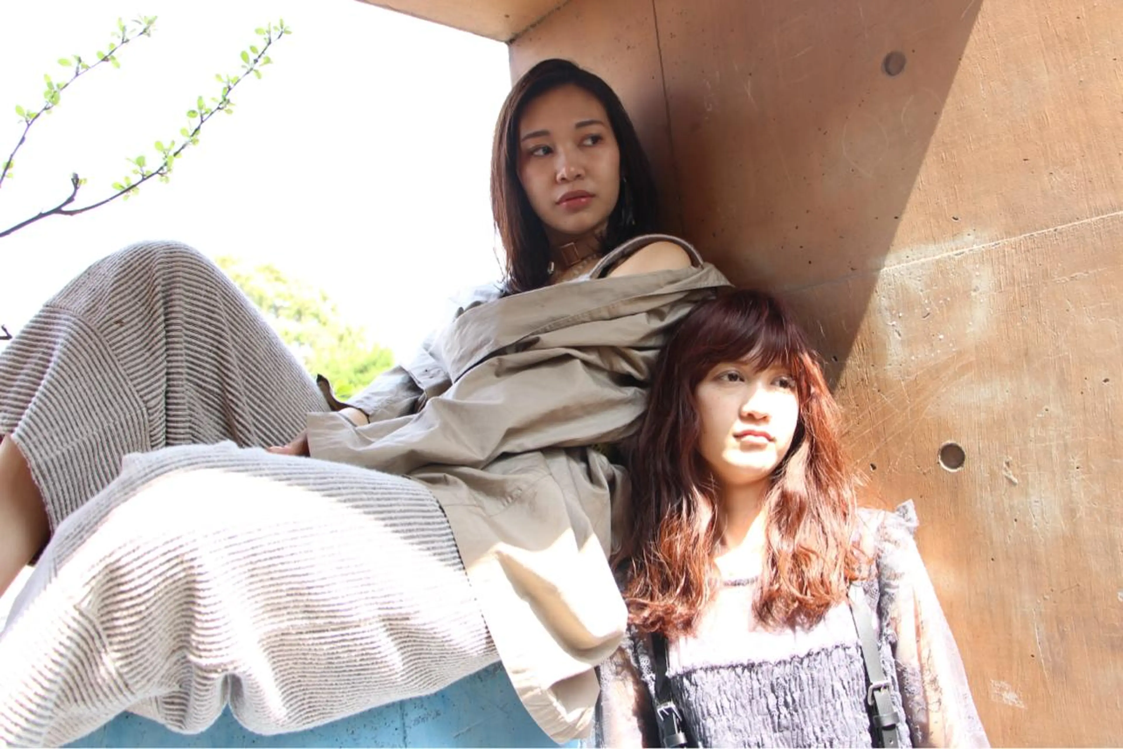 セミロング カラー パーマ 安達 俊亮のヘアスタイル