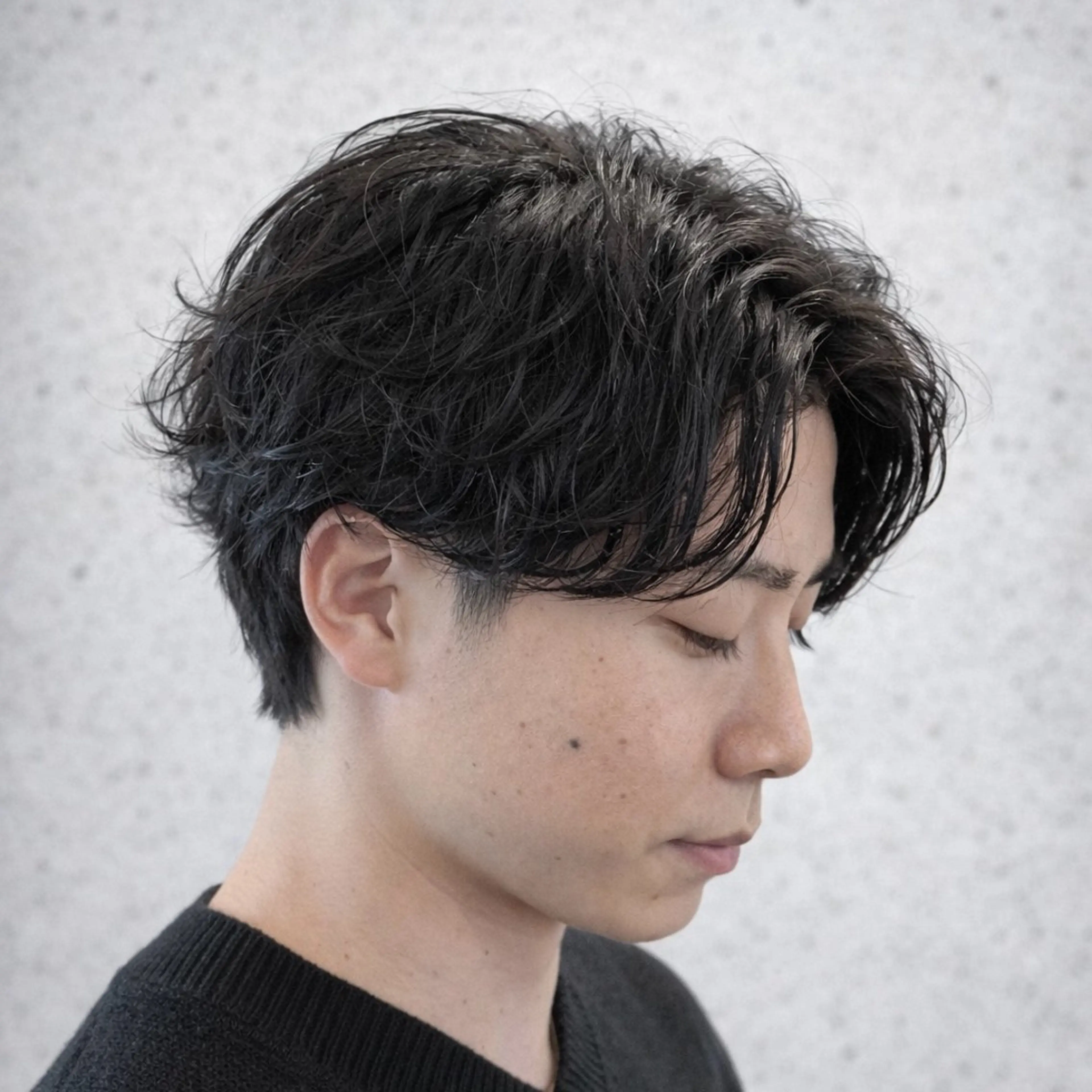 ショート パーマ メンズ カット パーマ ✂︎メンズ特化✂︎ 竹内貴則のヘアスタイル
