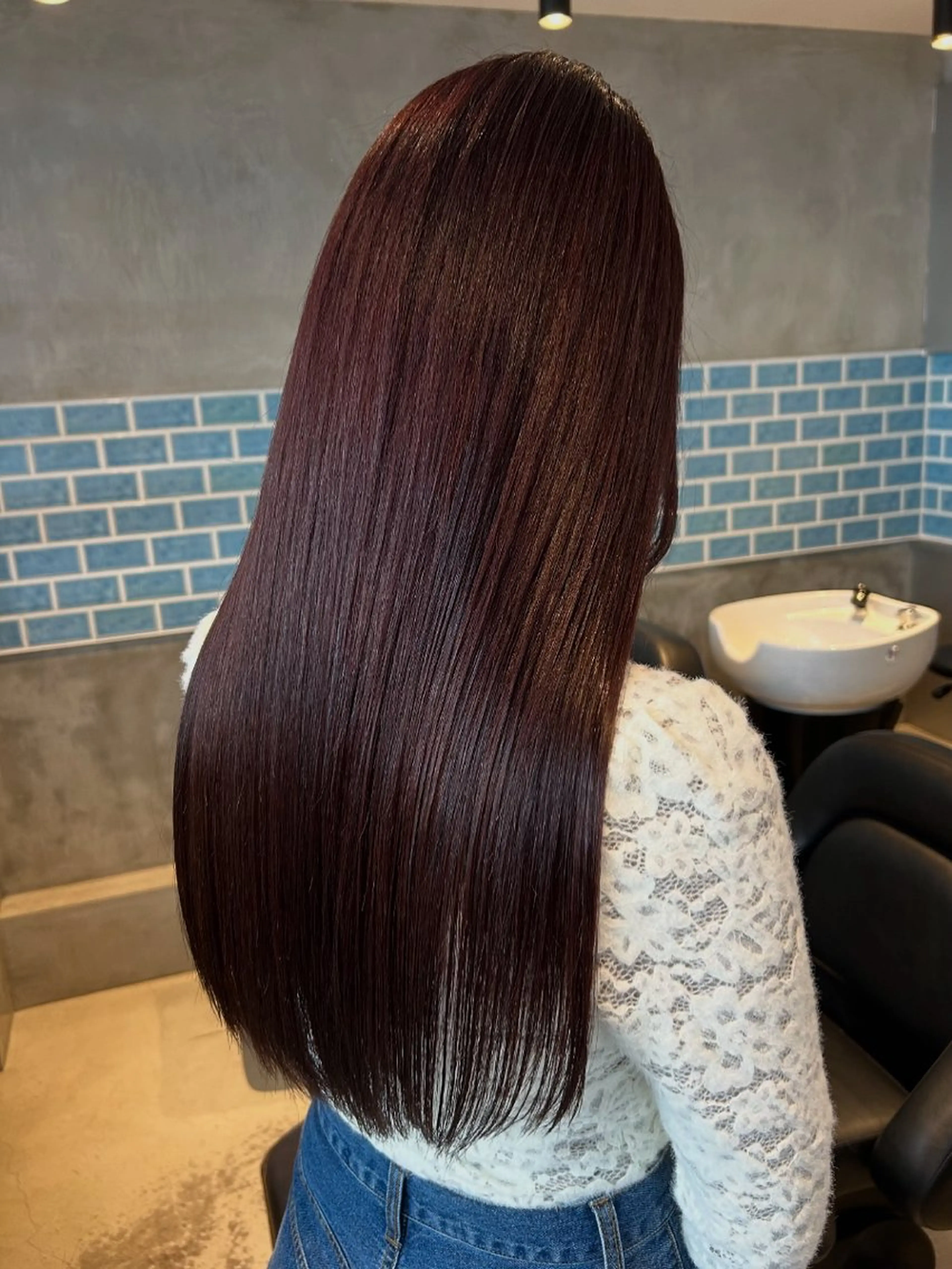 ロング カラー パーマ 似合わせカット✂︎ りょお🫧のヘアスタイル