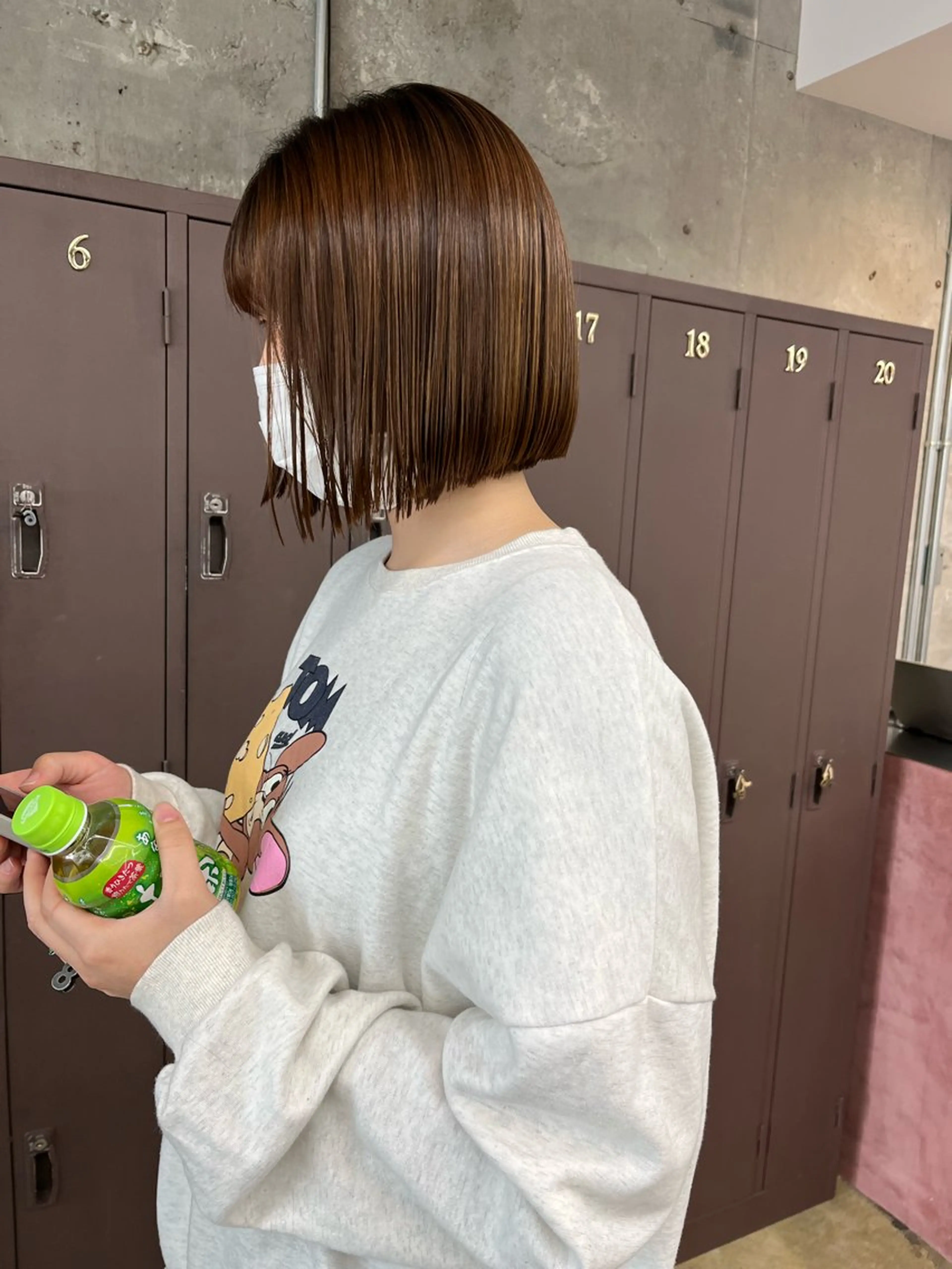 ミディアム ボブ カット トリートメント 小木曽智美 /ボブ/ショートのヘアスタイル