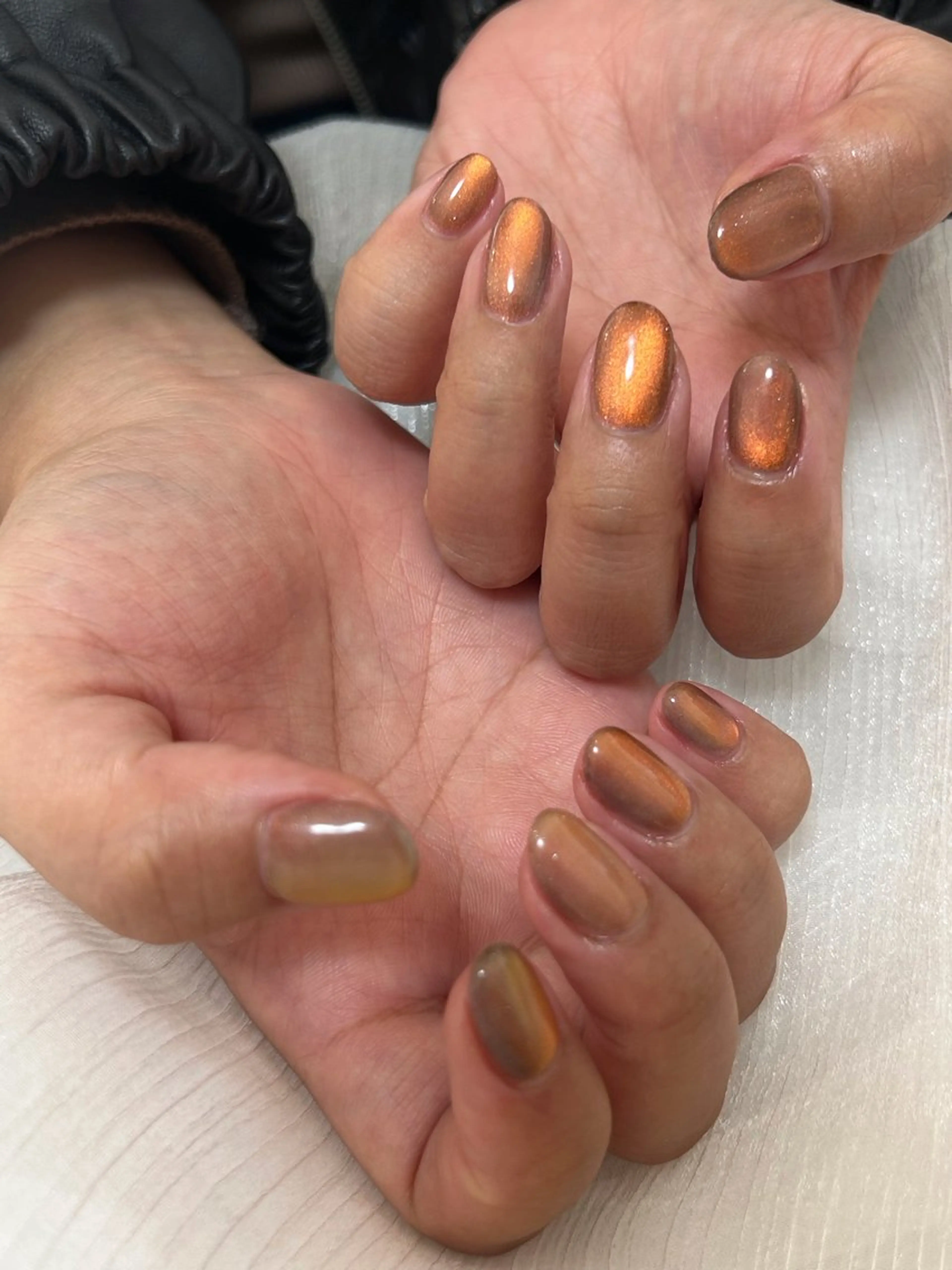 ネイル オーロラネイル フットネイル フレンチネイル ジェルネイル ハート ハンドネイル mogunail &blowのネイルデザイン