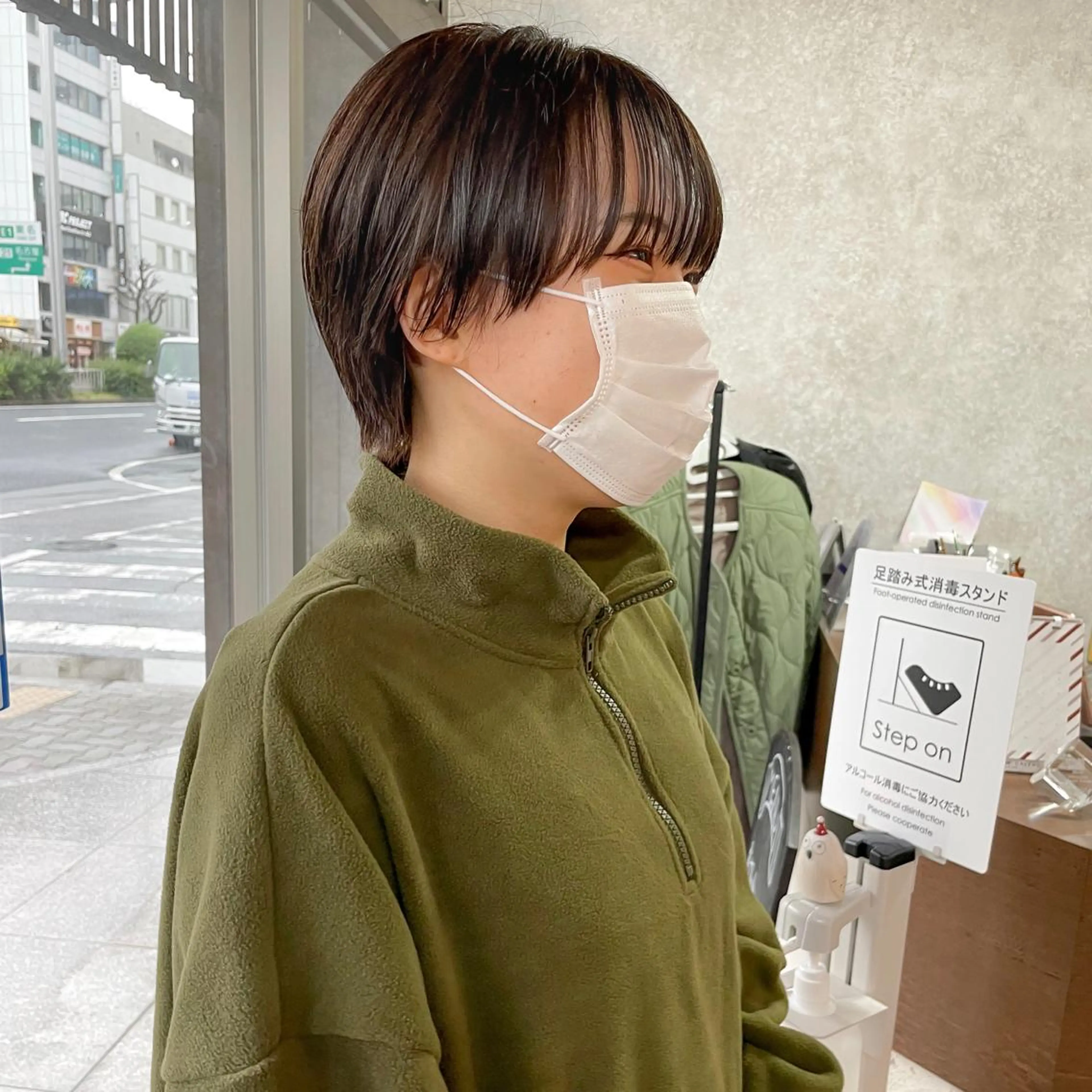 ショート カラー ヘアカラー トリートメント レイヤー/高橋 みく /池下/千種のヘアスタイル