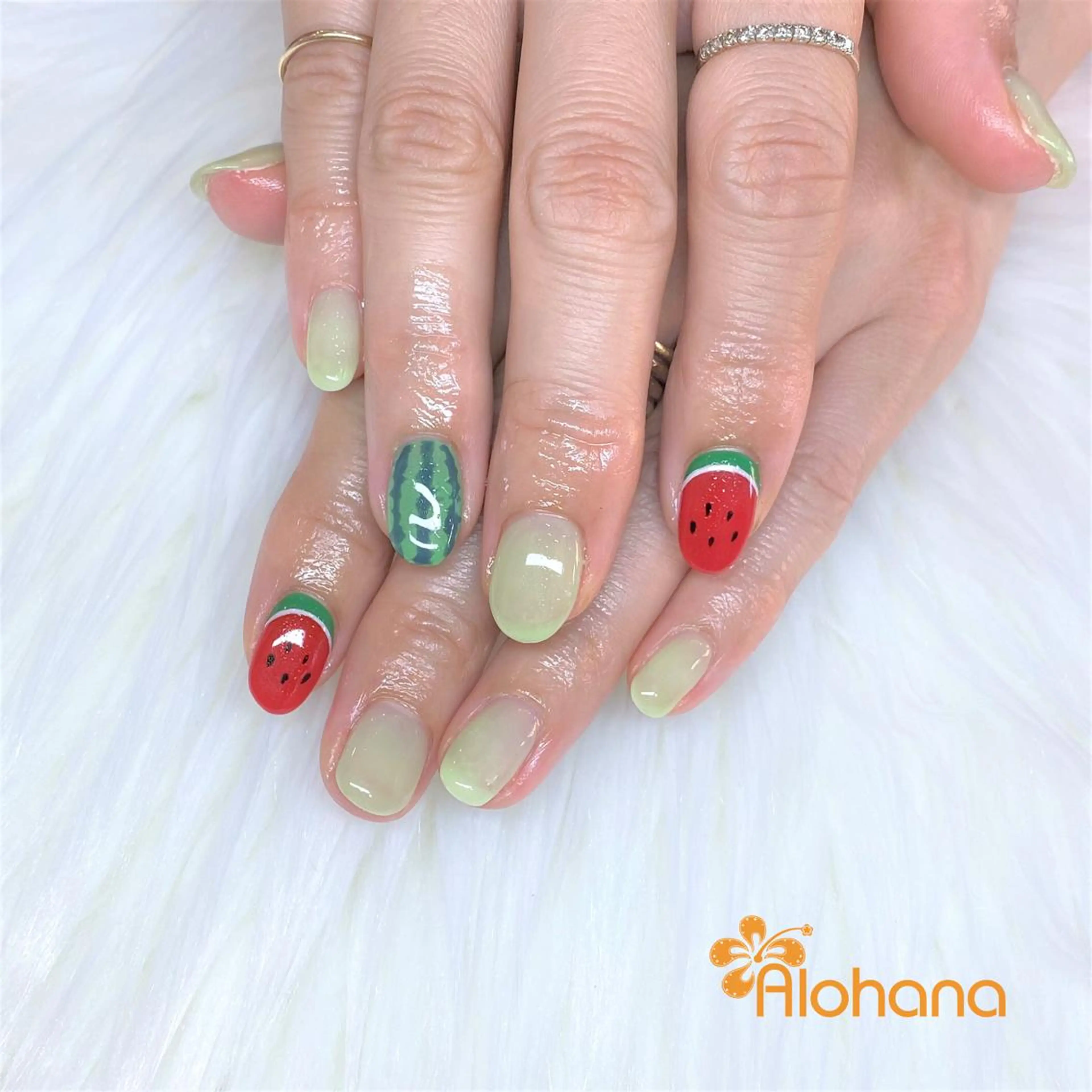 ネイル ハンドネイル Alohana Minaのネイルデザイン