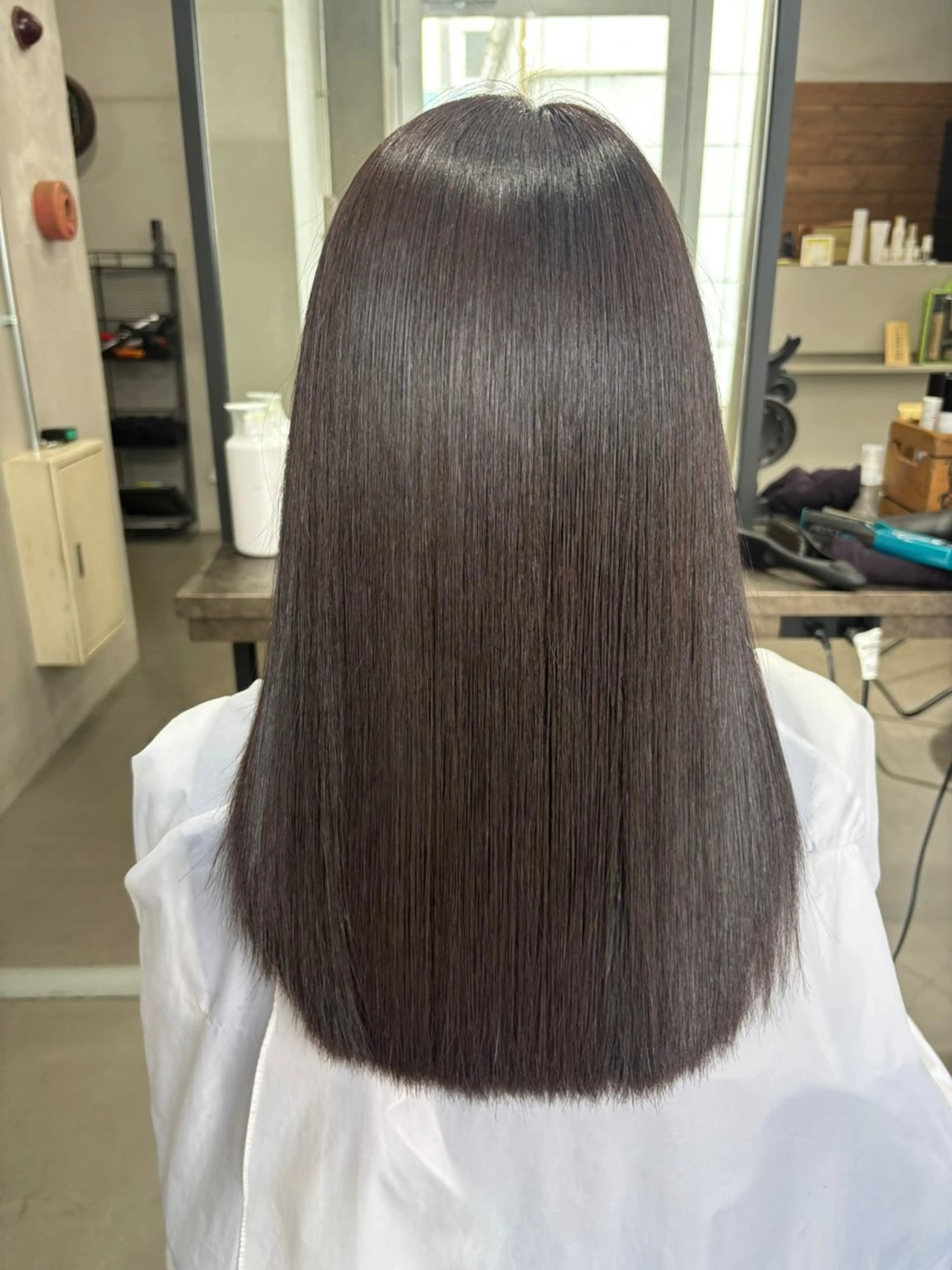 ロング 縮毛矯正 TELAHAIR 石岡♡Rinaのヘアスタイル