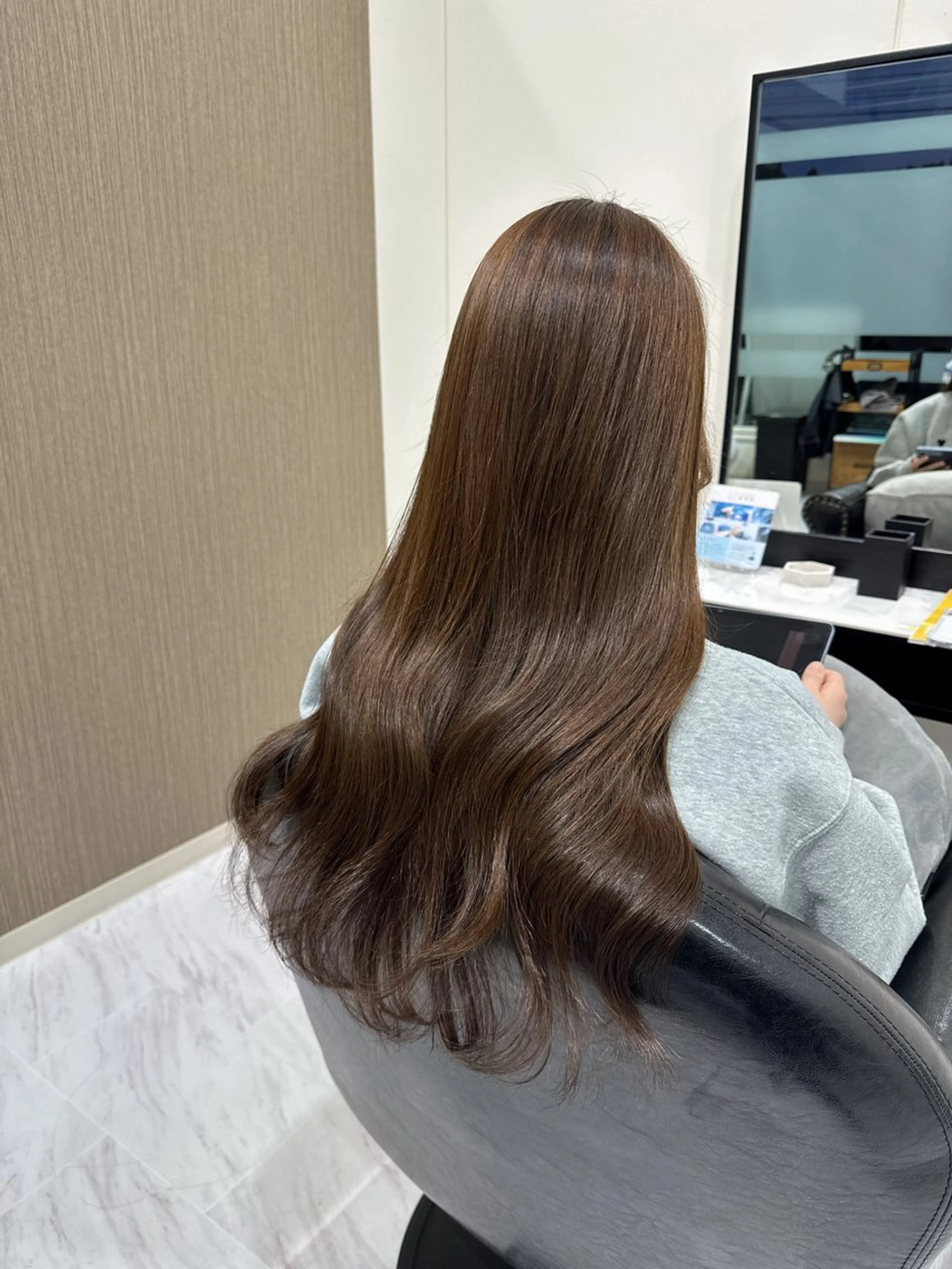 ロング カット ヘアカラー トリートメント MILLIA滑川店/ みきやのヘアスタイル