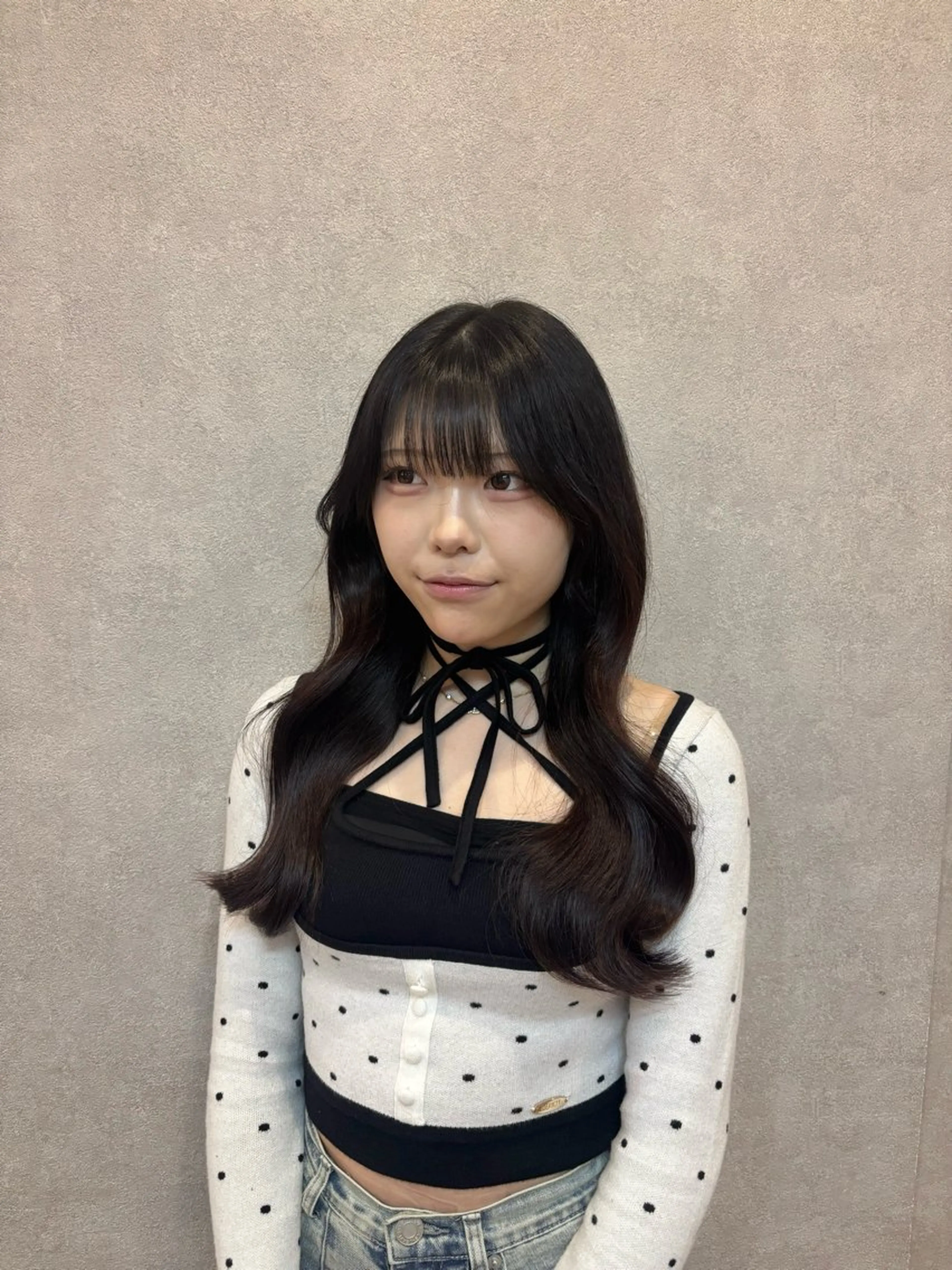 セミロング 🩶透明感カラー🩶 ミズキのヘアスタイル