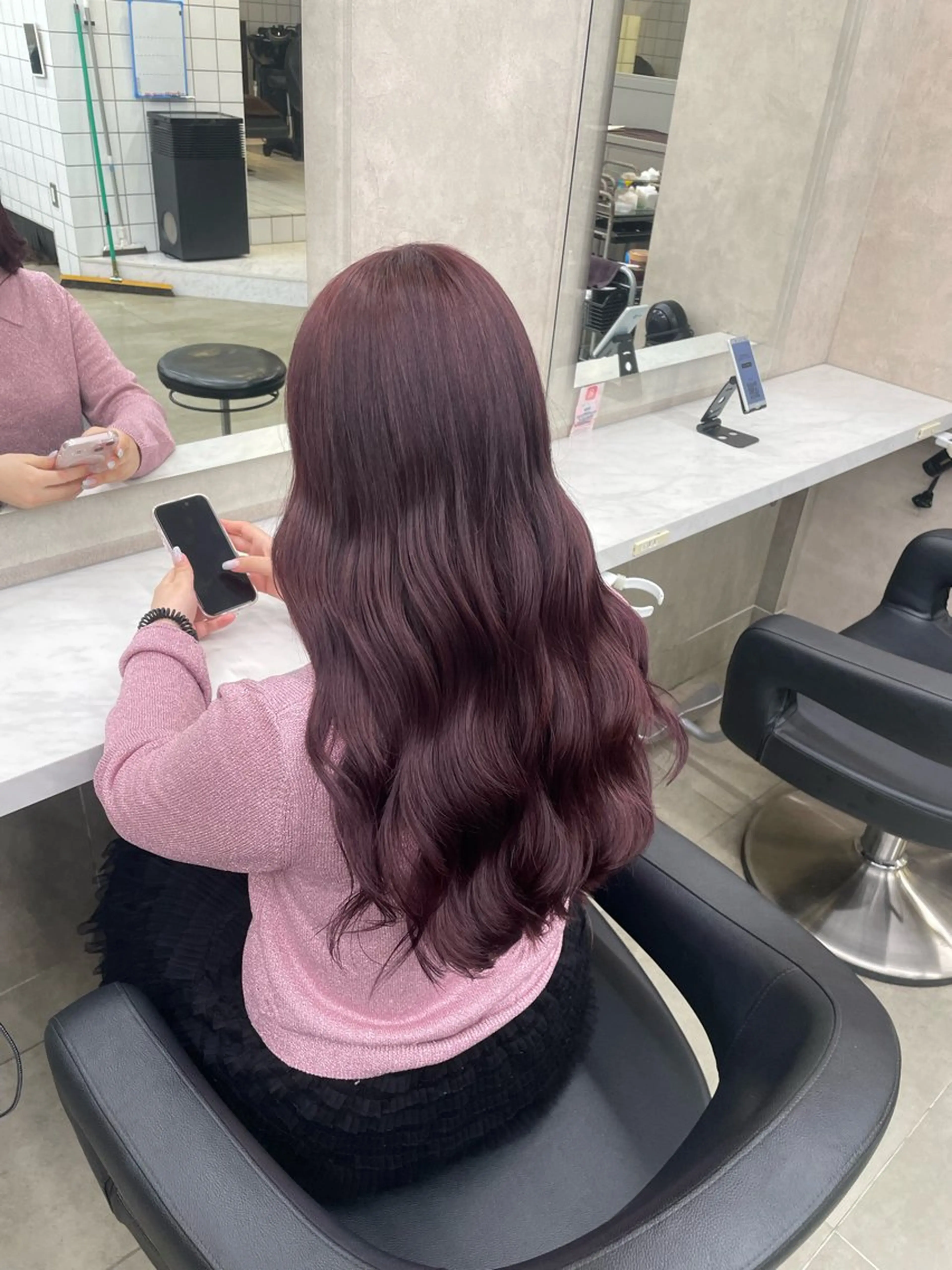 ロング カラー ヘアアレンジ ヘアカラー トリートメント ヘアセット 💗横浜美容室 💗HARUNAのヘアスタイル