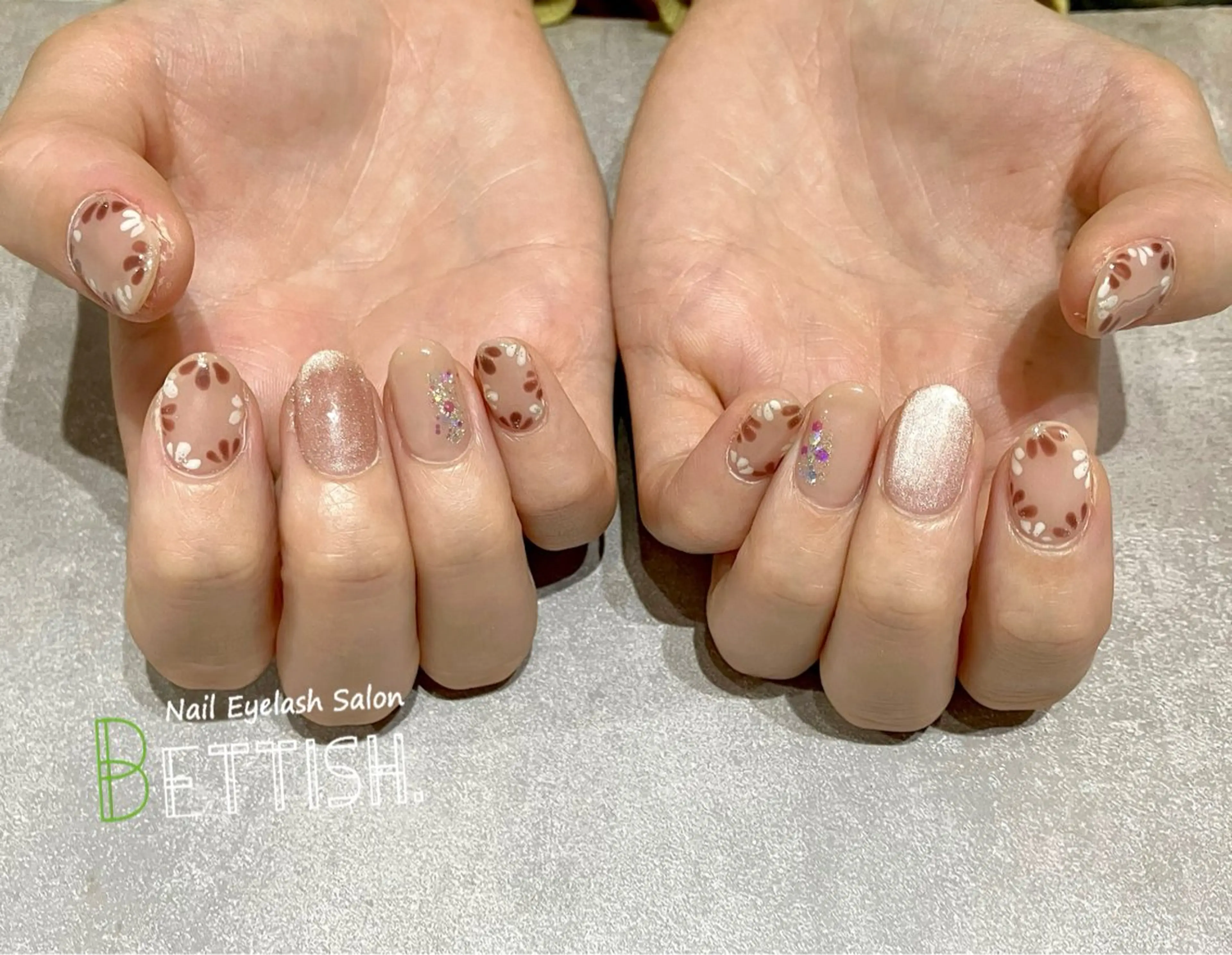 ネイル フラワーネイル ピンク BETTISH. KUMIKO☺︎︎のネイルデザイン