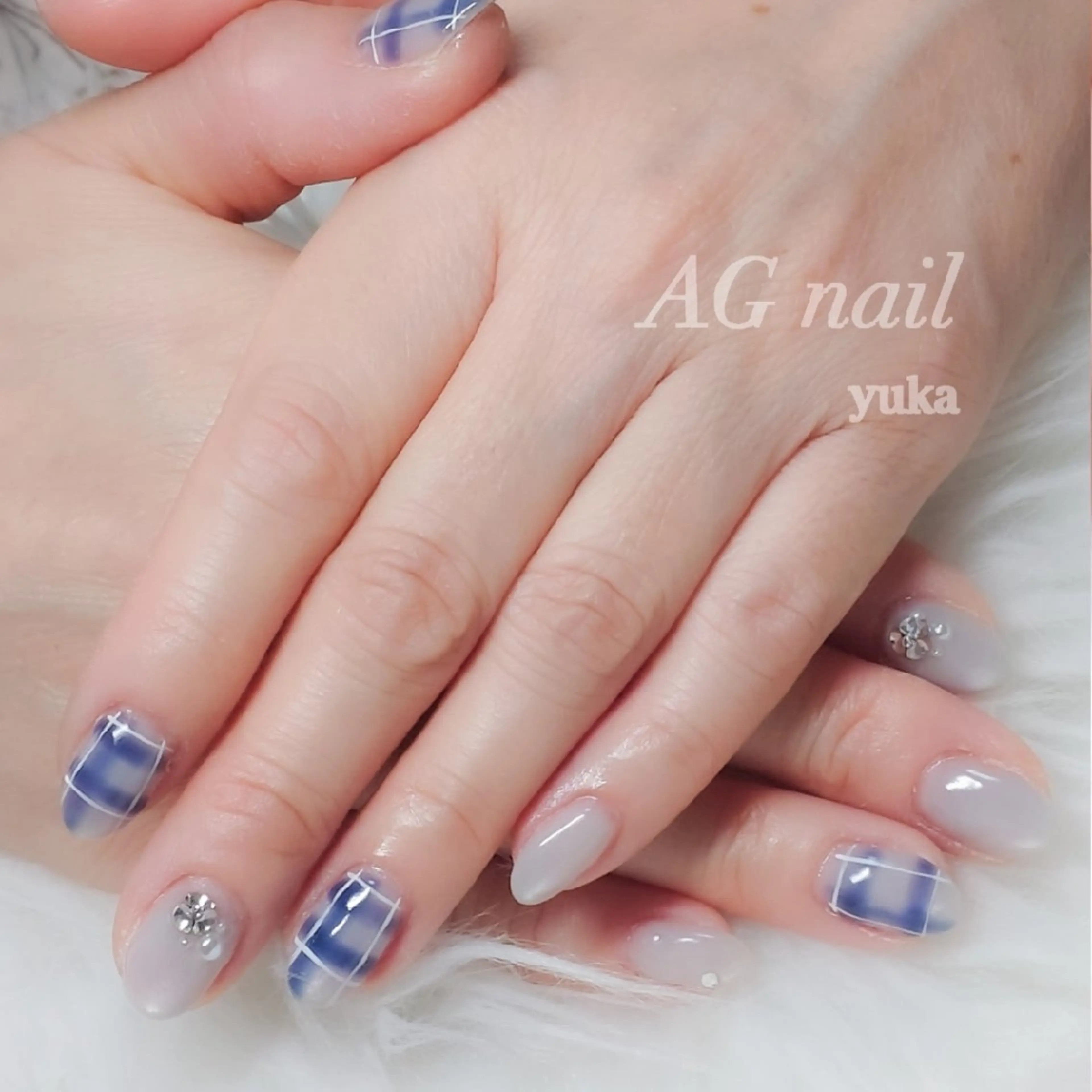 ネイル アートネイル マグネットネイル ハンドネイル AGnail 富永  /オフ無料フィルインのネイルデザイン