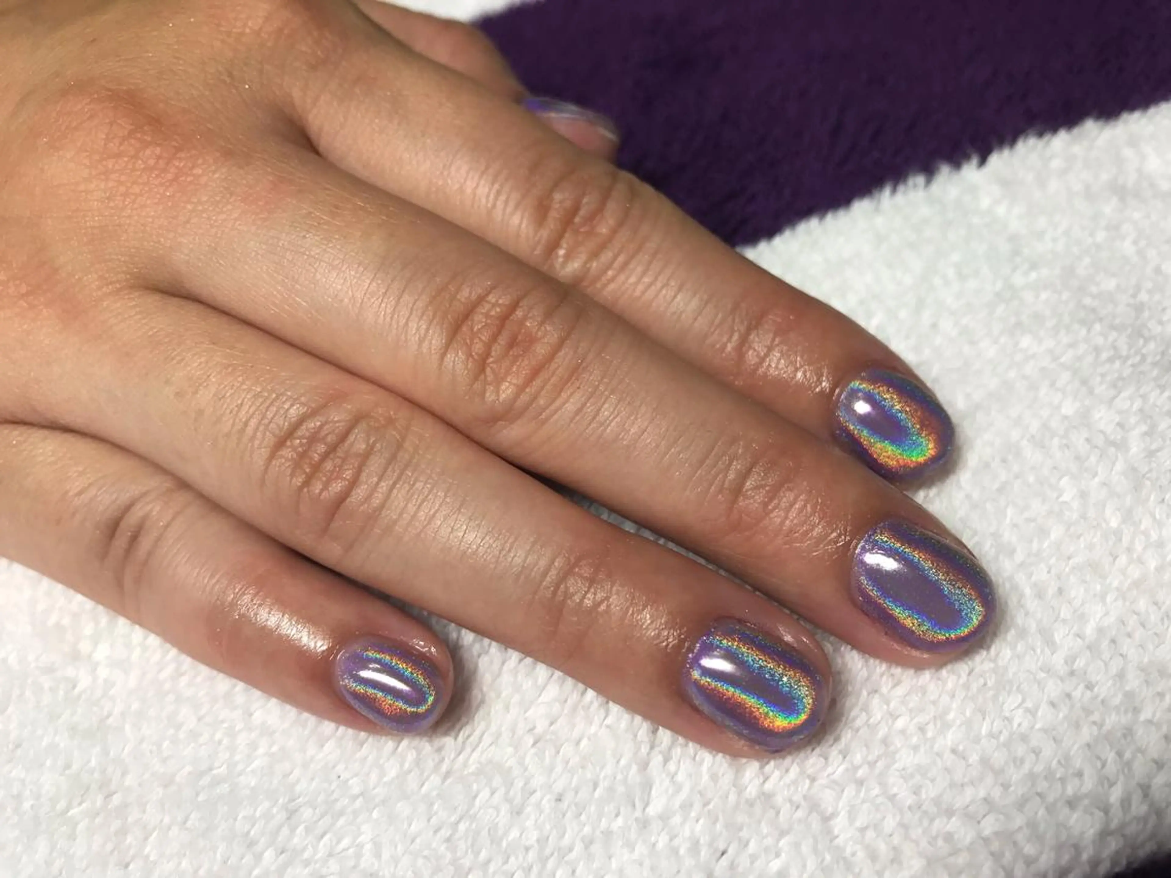 ネイル オーロラネイル 金沢 未緒のネイルデザイン